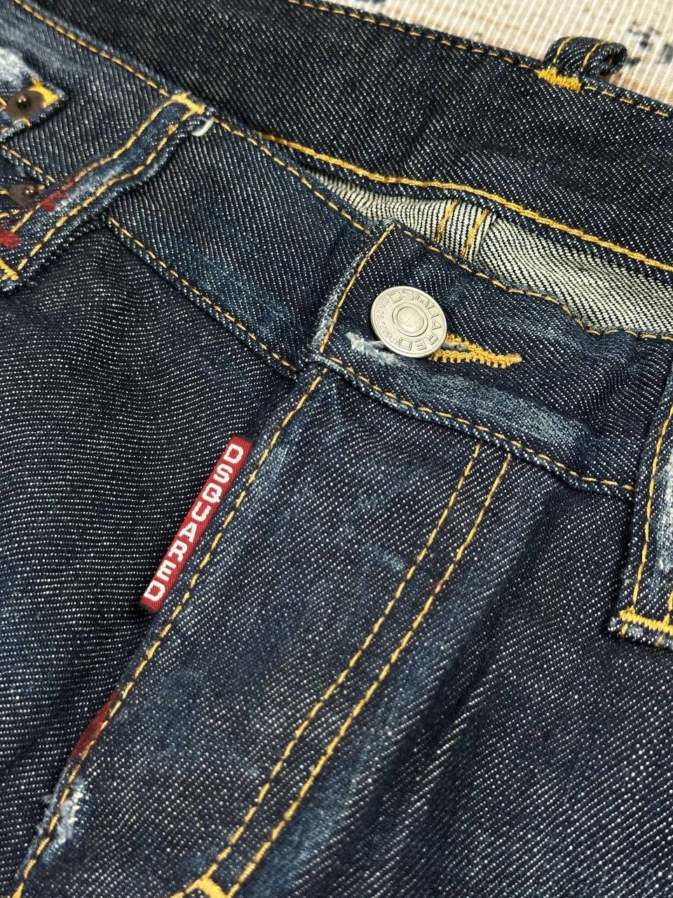 Dsquared2 Dsquared 2 Distressed Paint Splatter Slim Jeans Size US 32 / EU 48 - 7 Thumbnail