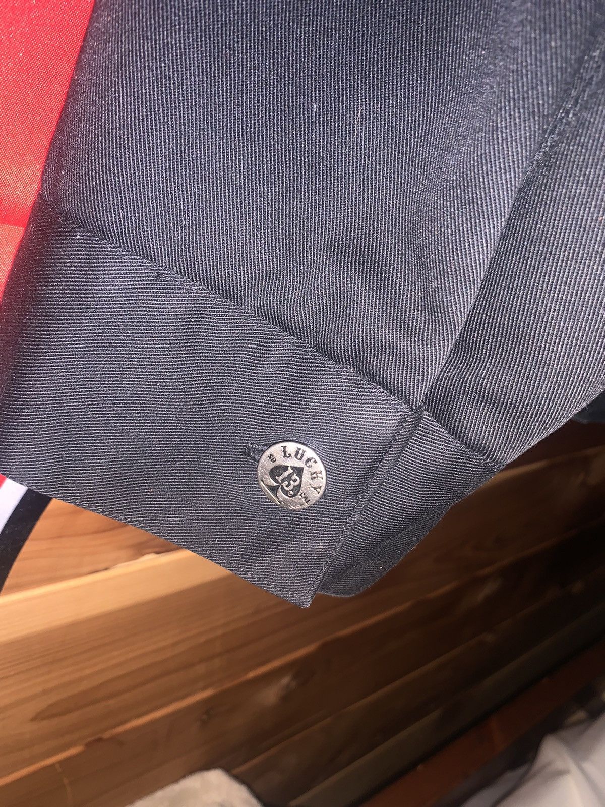 Designer × Lucky Brand Lucky Thirteen 13 Workwear Collar Zip Up Jacket Size US L / EU 52-54 / 3 - 6 Thumbnail