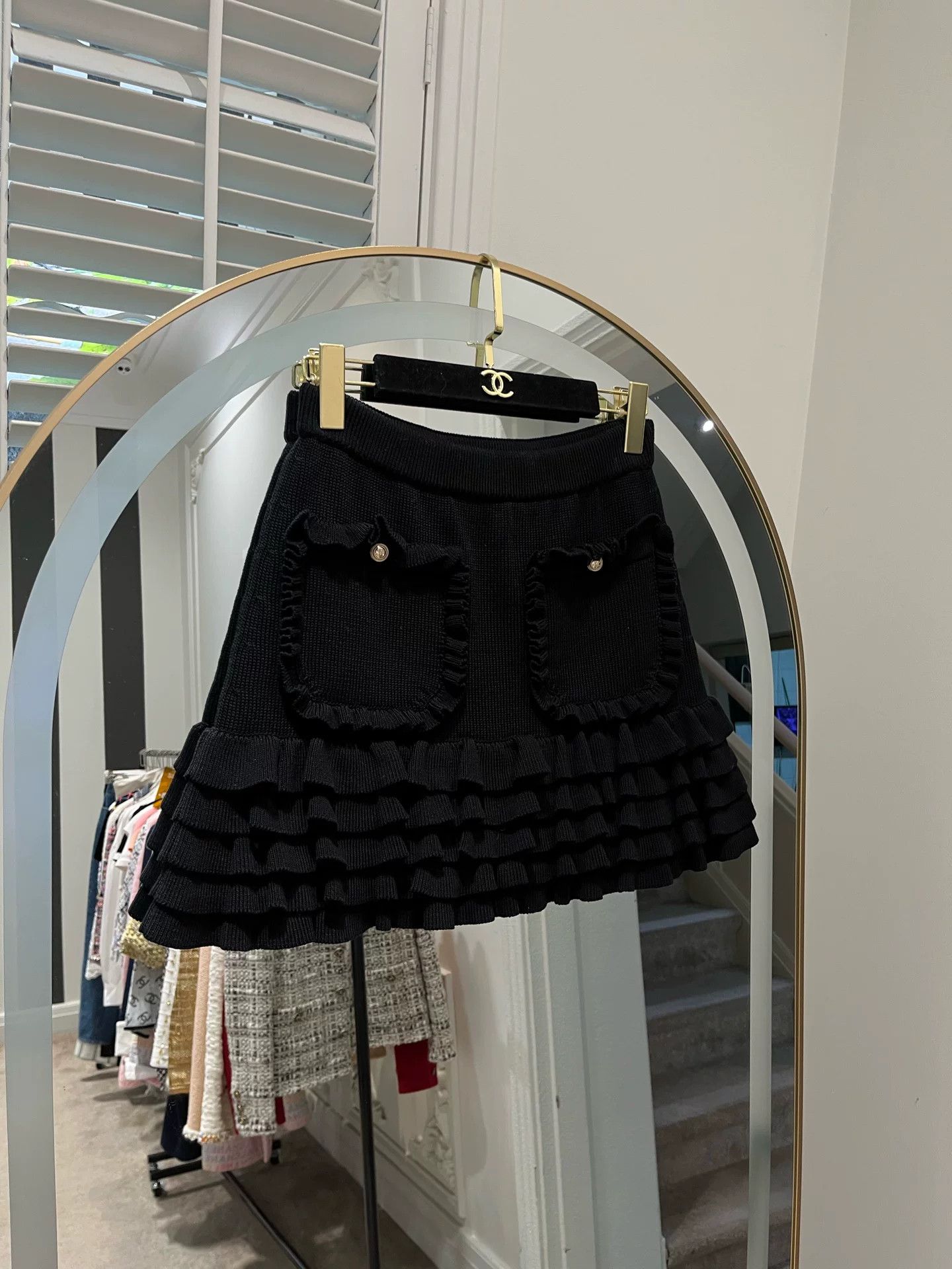 Chanel Chanel 21C Knit Cake Skirt FR34 Size US 34 / EU 50 - 1 Thumbnail