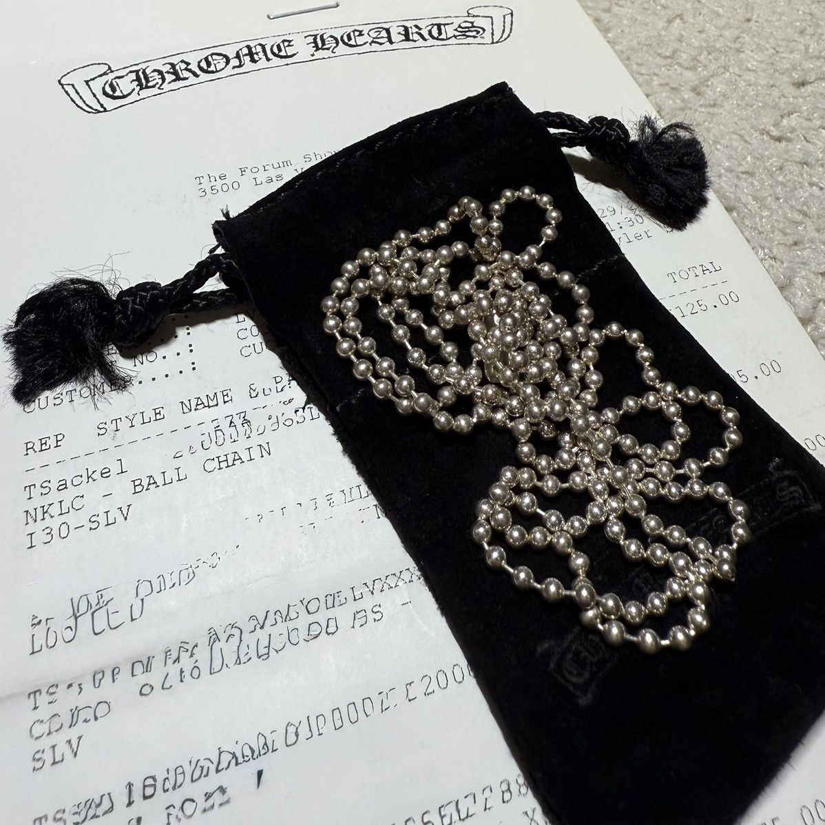 Chrome Hearts Chrome Hearts ball chain 30inch Size ONE SIZE - 1 Thumbnail