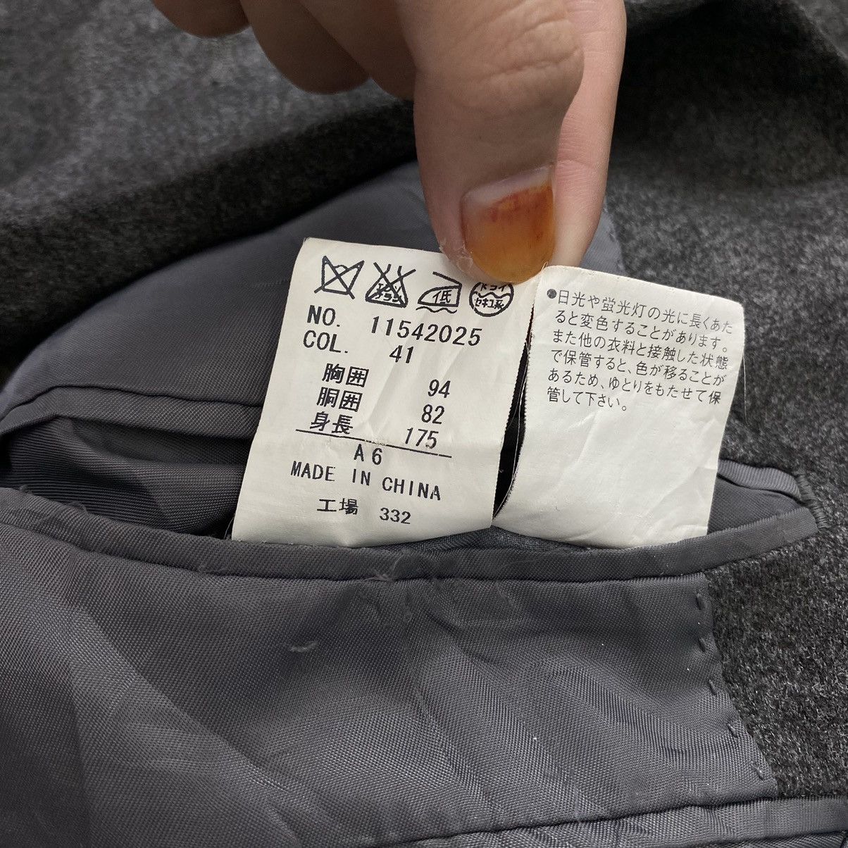 Japanese Brand KANSAI YAMAMOTO Japanese Brand Plain Grey Blazer Coat Jacket Size US L / EU 52-54 / 3 - 7 Thumbnail
