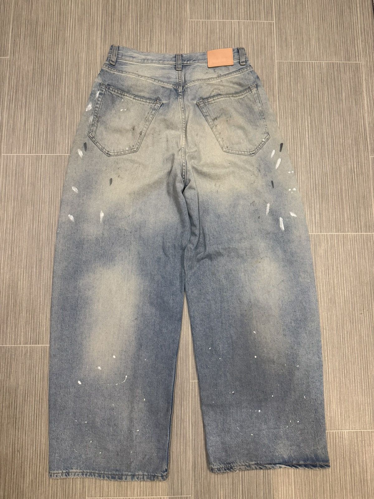 Acne Studios Acne Studios 2023m light blue paint splatter Size US 28 / EU 44 - 2 Thumbnail
