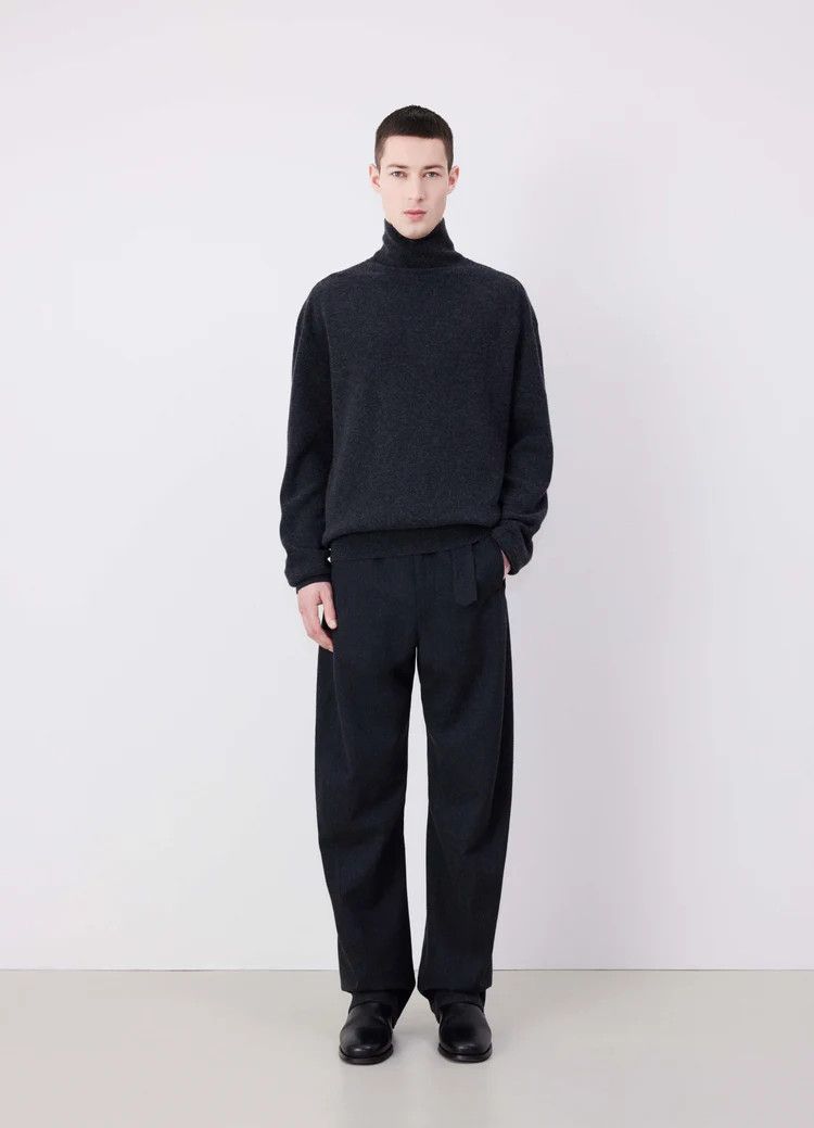 Lemaire o1s22i1n1024 Wool Pullover Sweater in Grey Size US S / EU 44-46 / 1 - 2 Thumbnail