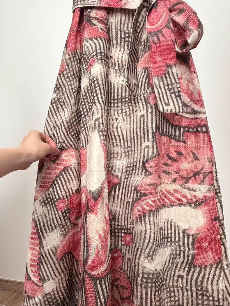 Vivienne Westwood Vivienne Westwood Vintage floral graffiti draped dress Size S / US 4 / IT 40 - 8 Thumbnail