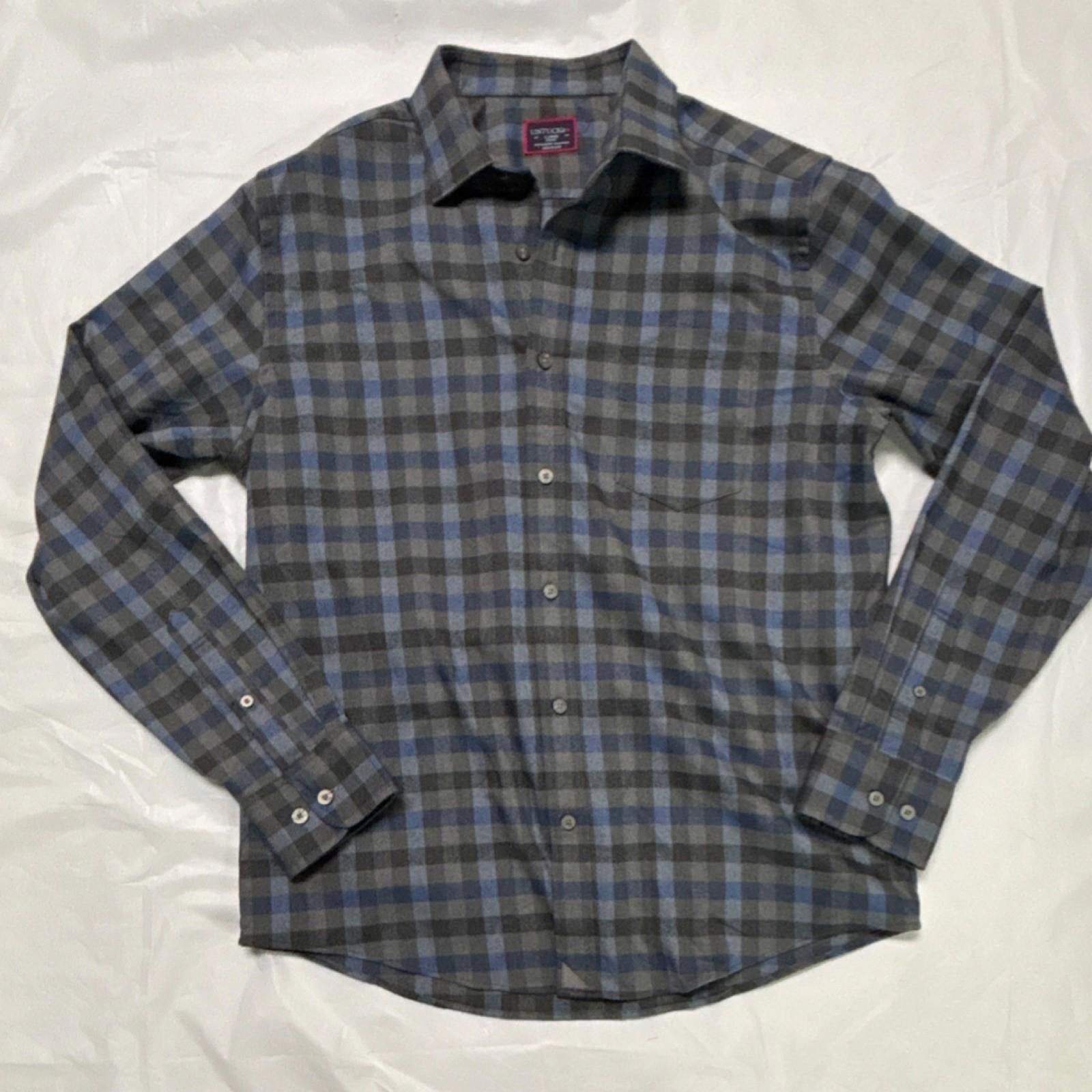 UNTUCKit Slim Fit Plaid Button-Up Shirt Size L Long Sleeve Untuckit Size US L / EU 52-54 / 3 - 1 Thumbnail