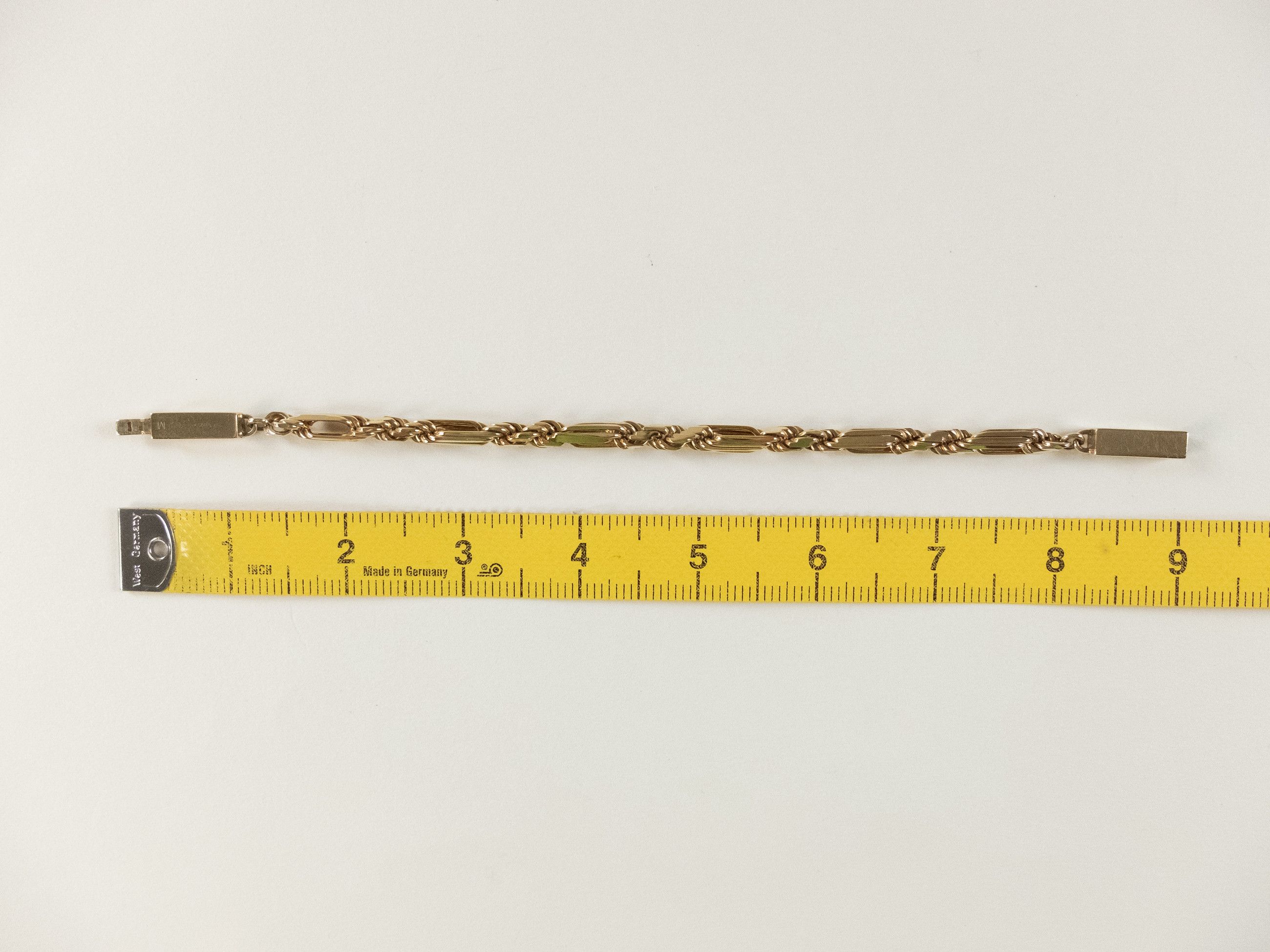 Bottega Veneta BOTTEGA VENETA Ripple gold plated silver chain bracelet M q Size ONE SIZE - 9 Thumbnail