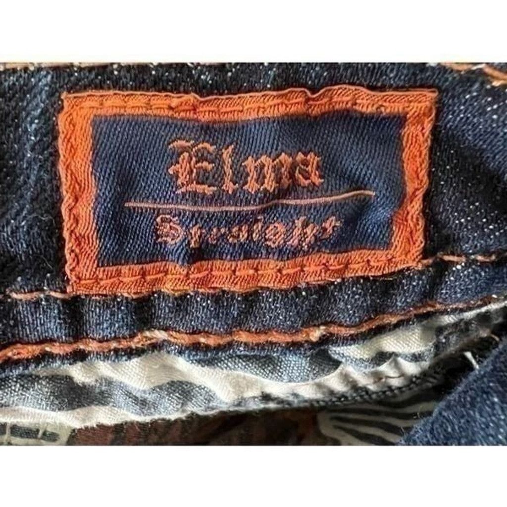 Rock Revival Rock Revival Elma Straight Leg Dark Wash Denim Jeans Size 28" / US 6 / IT 42 - 4 Thumbnail