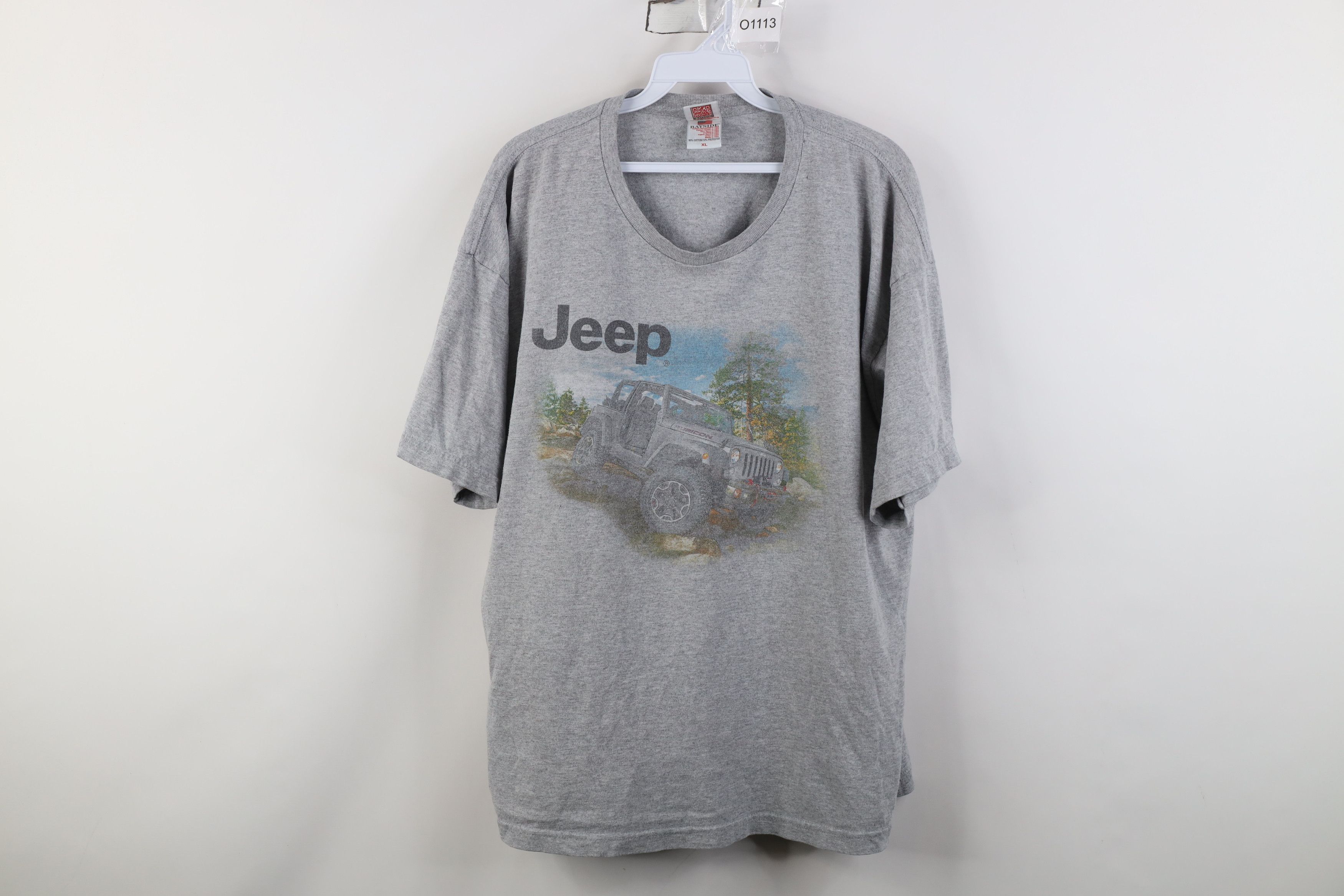 Vintage Vintage Spell Jeep Motor Co Rubicon T-Shirt Heather Gray USA Size US XL / EU 56 / 4 - 1 Thumbnail