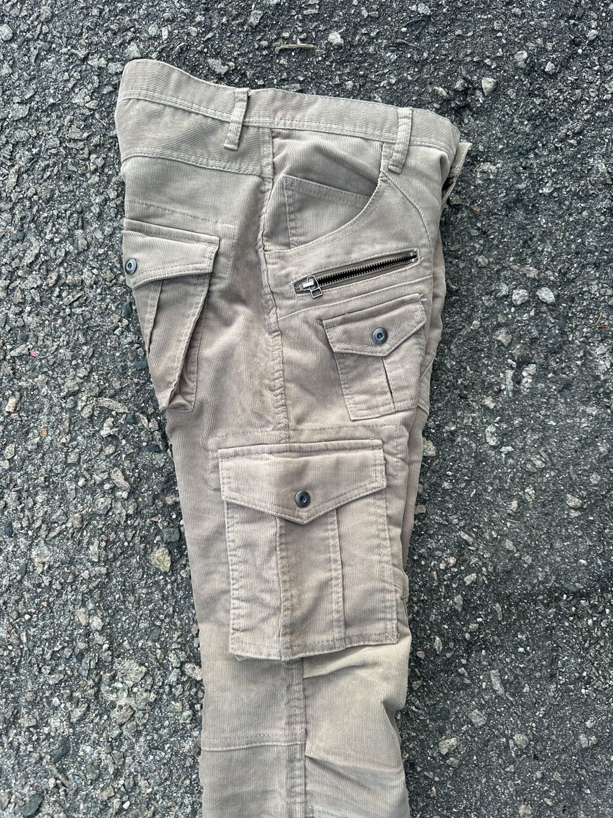 If Six Was Nine CONDUROY CARGO PANTS RATTLE TRAP SENDITIONARIES STYLE Size US 31 - 17 Thumbnail