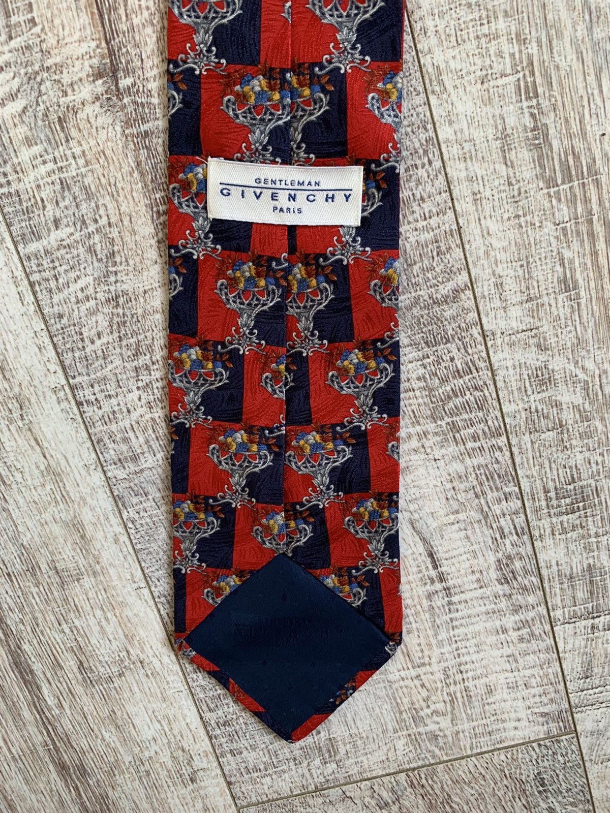 Givenchy × Vintage Vintage Givenchy Paris Silk Tie Size ONE SIZE - 3 Thumbnail