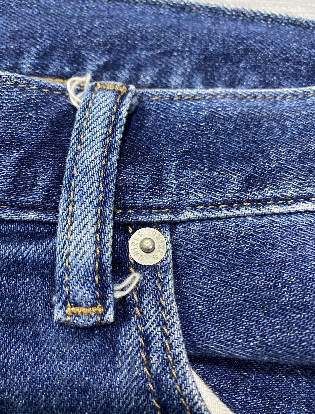 Uniqlo Uniqlo Blue Denim Men’s Straight Fit Jeans Size US 38 / EU 54 - 7 Thumbnail
