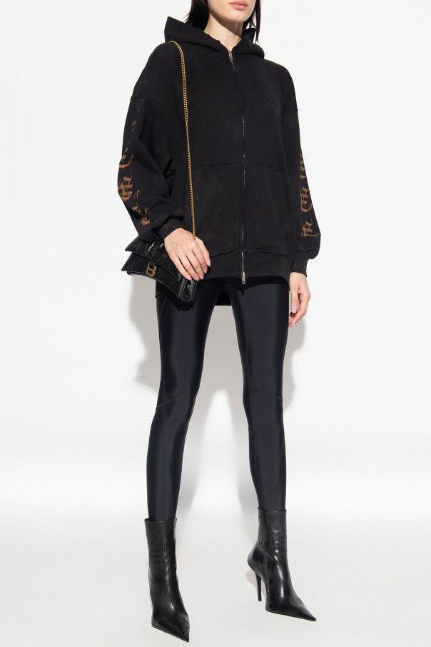 Balenciaga o1srvl11e1124 Dup / Heavy Metal Zip-Up Hoodie Small Fit Size S / US 4 / IT 40 - 2 Thumbnail