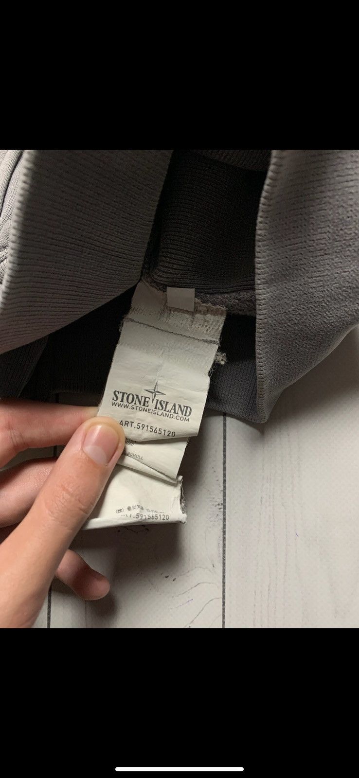 Stone Island × Vintage Vintage Stone island cardigan washed distressed size XXL Size US XXL / EU 58 / 5 - 10 Thumbnail
