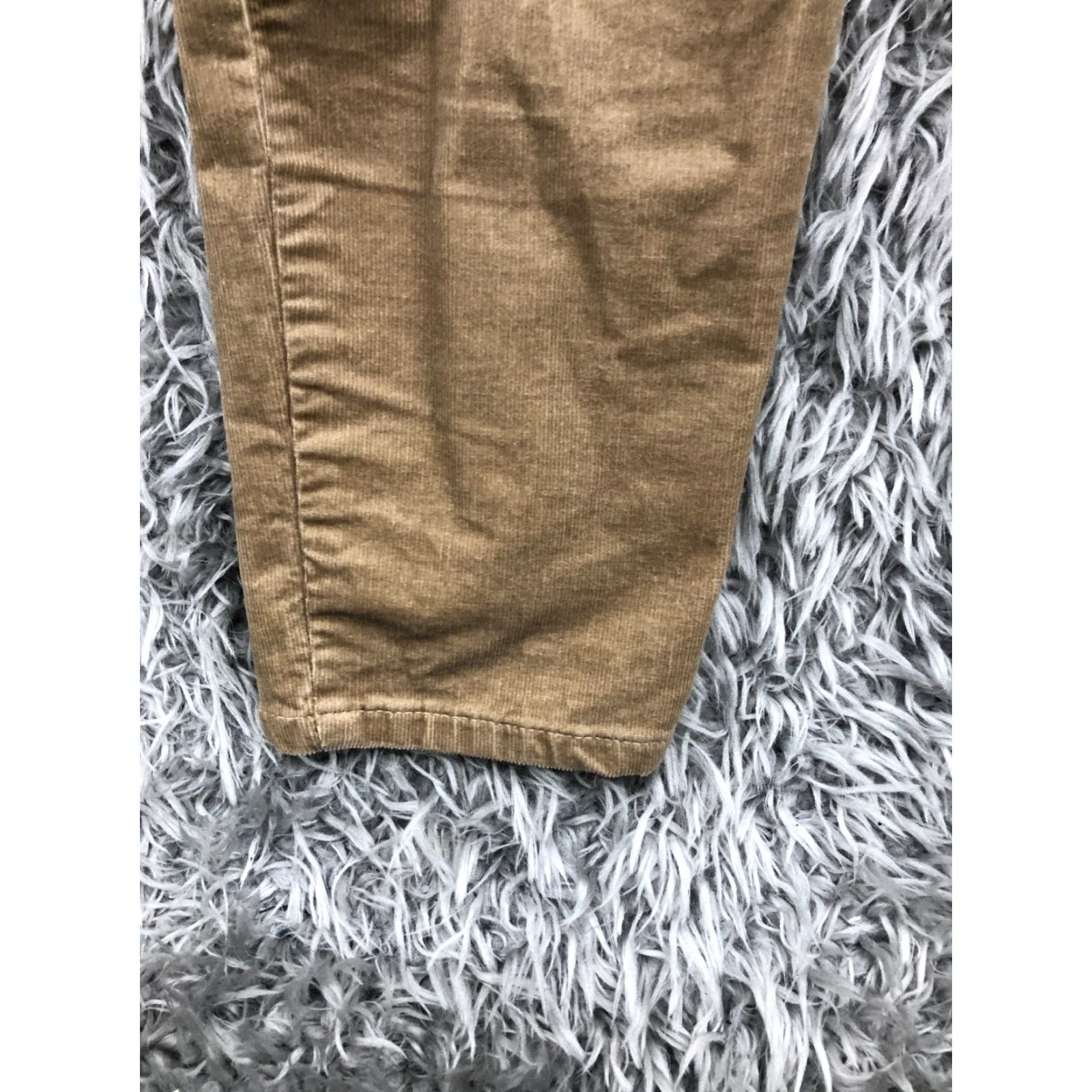 Ann Taylor Loft High Waist Skinny Ankle Pants Corduroy Beige Size 2 Womens Size 26" / US 2 / IT 38 - 7 Thumbnail