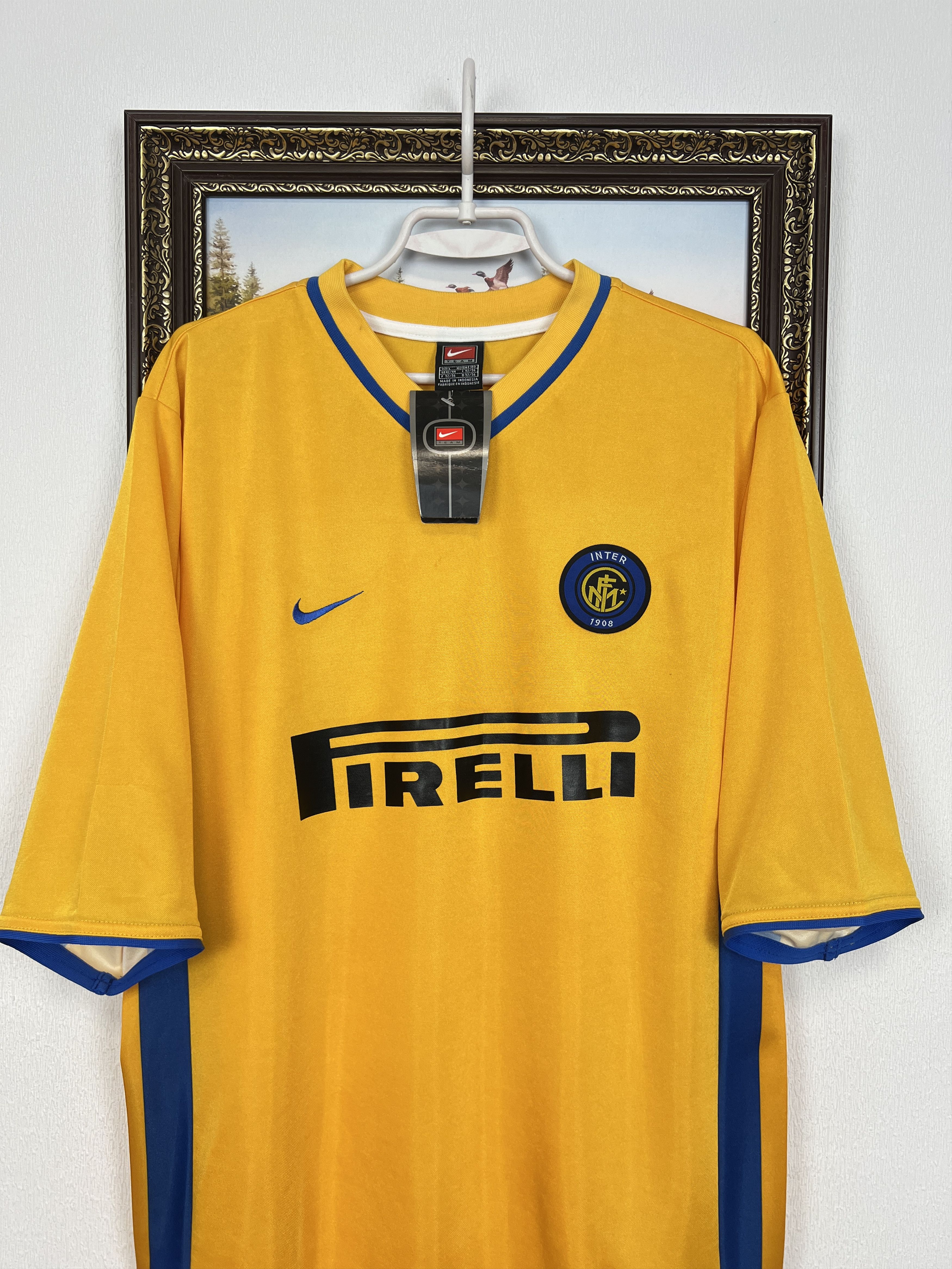 Nike Inter Milan football shirt 1999 Soccer Nike Maglia Tee Size US L / EU 52-54 / 3 - 2 Thumbnail
