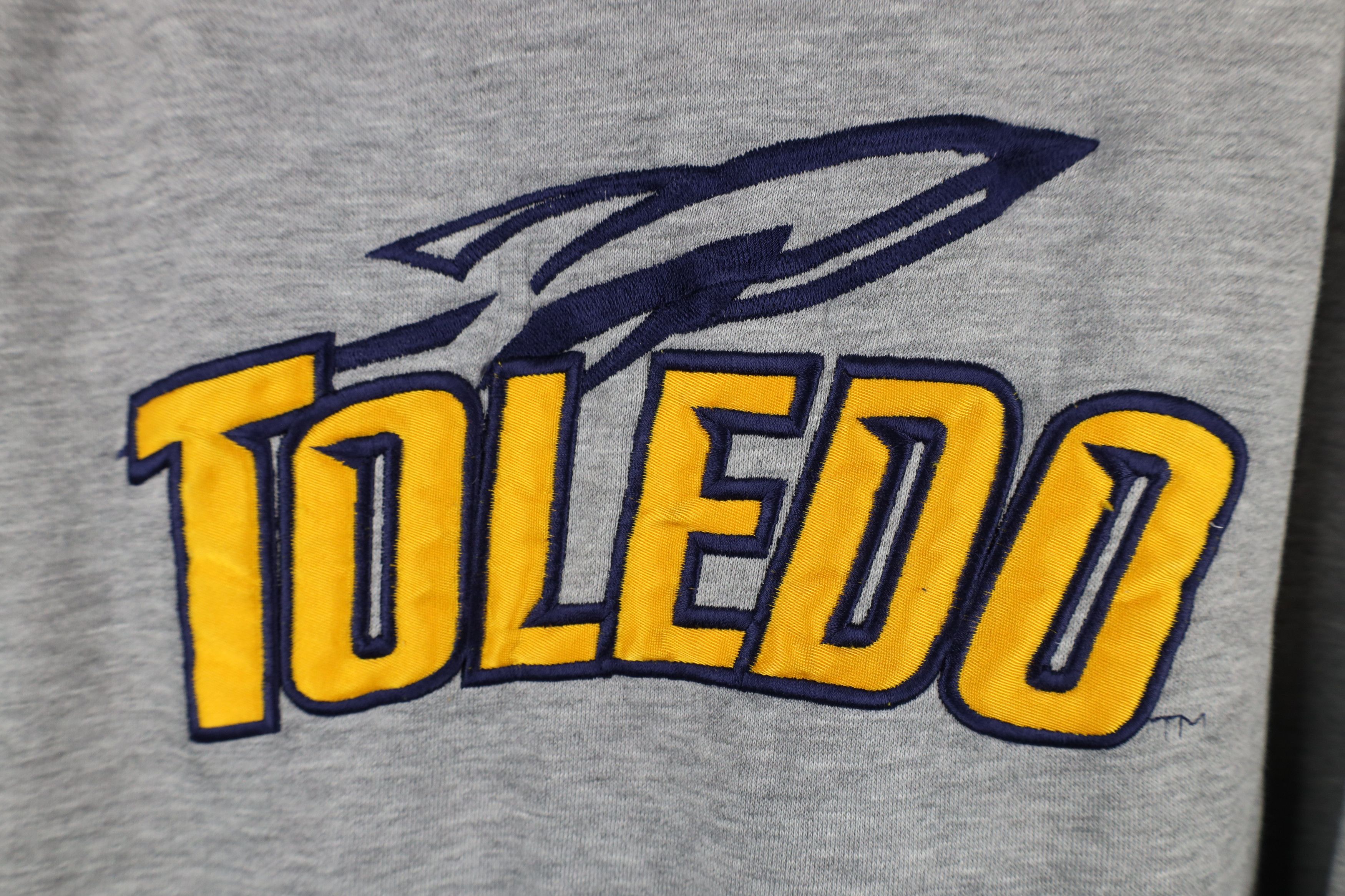 Vintage Vintage 90s University of Toledo Rockets Hoodie Sweatshirt Size US L / EU 52-54 / 3 - 5 Thumbnail