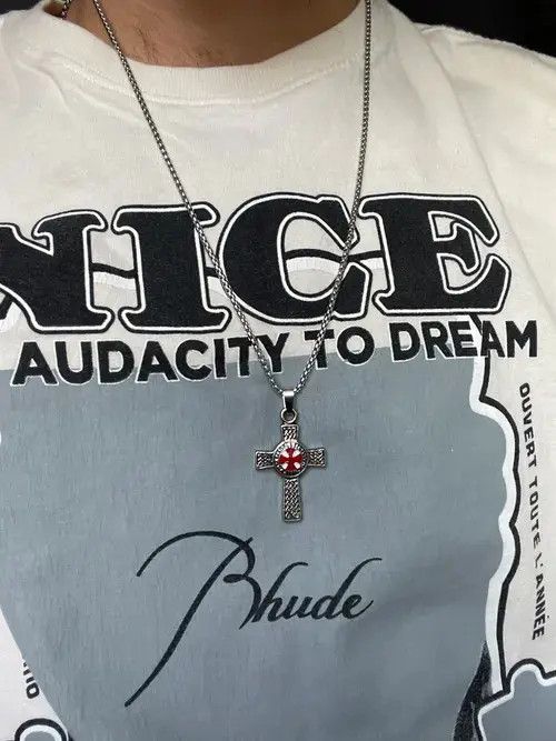 Jewelry Cross Gothic Y2K Chain Size ONE SIZE - 2 Thumbnail