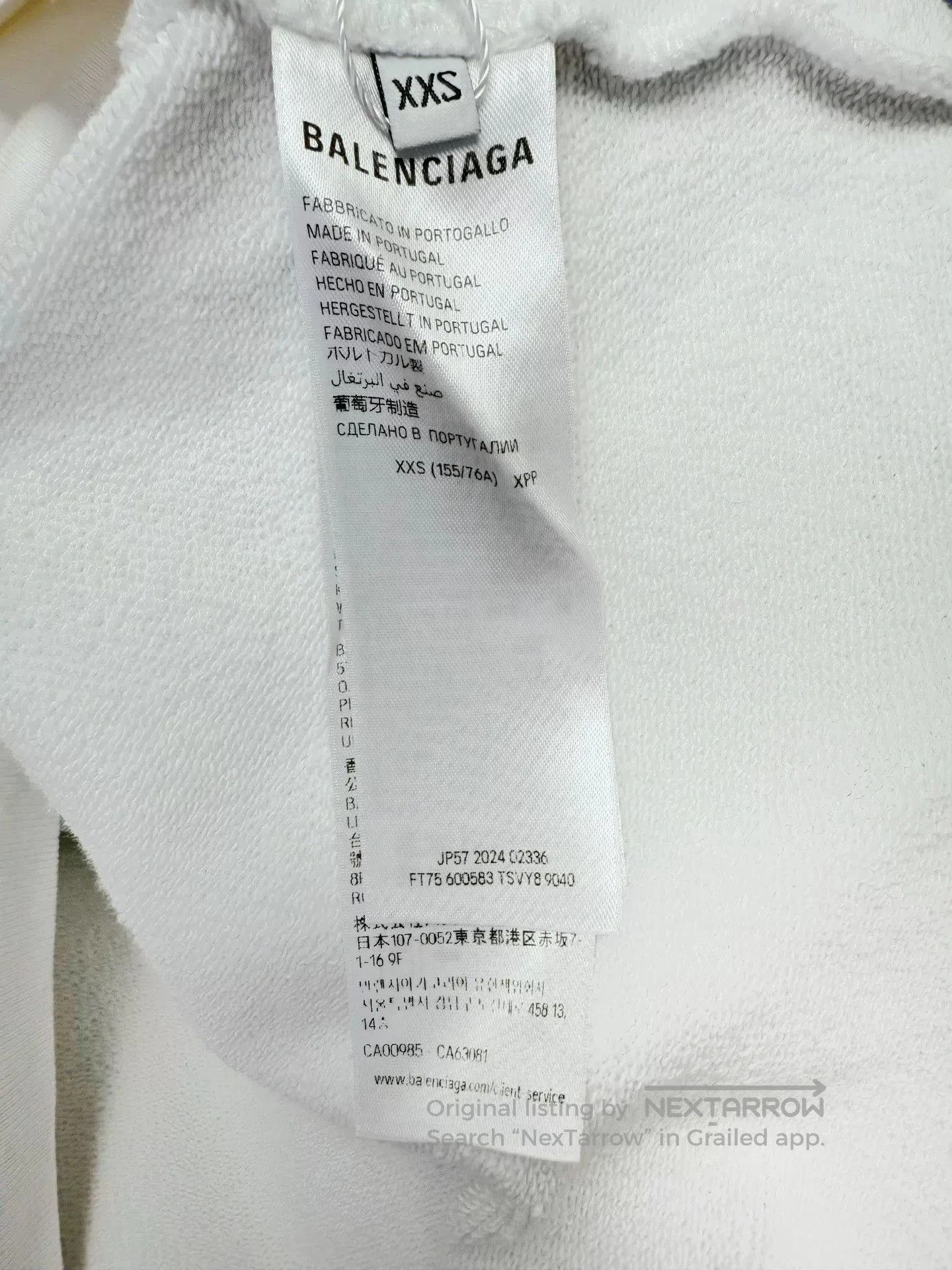 Balenciaga Balenciaga Paris Coke Graffiti Hoodie. Size US XXS / EU 40 - 4 Thumbnail