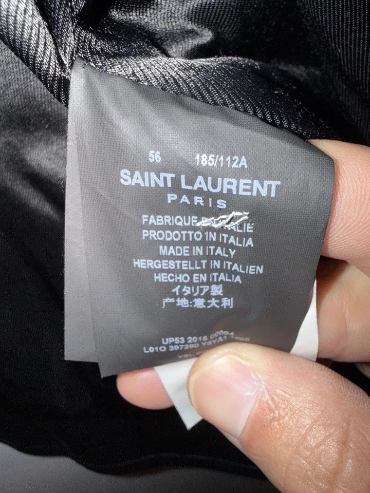 Saint Laurent Paris Saint Laurent Men's Leather Moto Jacket Size US XL / EU 56 / 4 - 3 Thumbnail