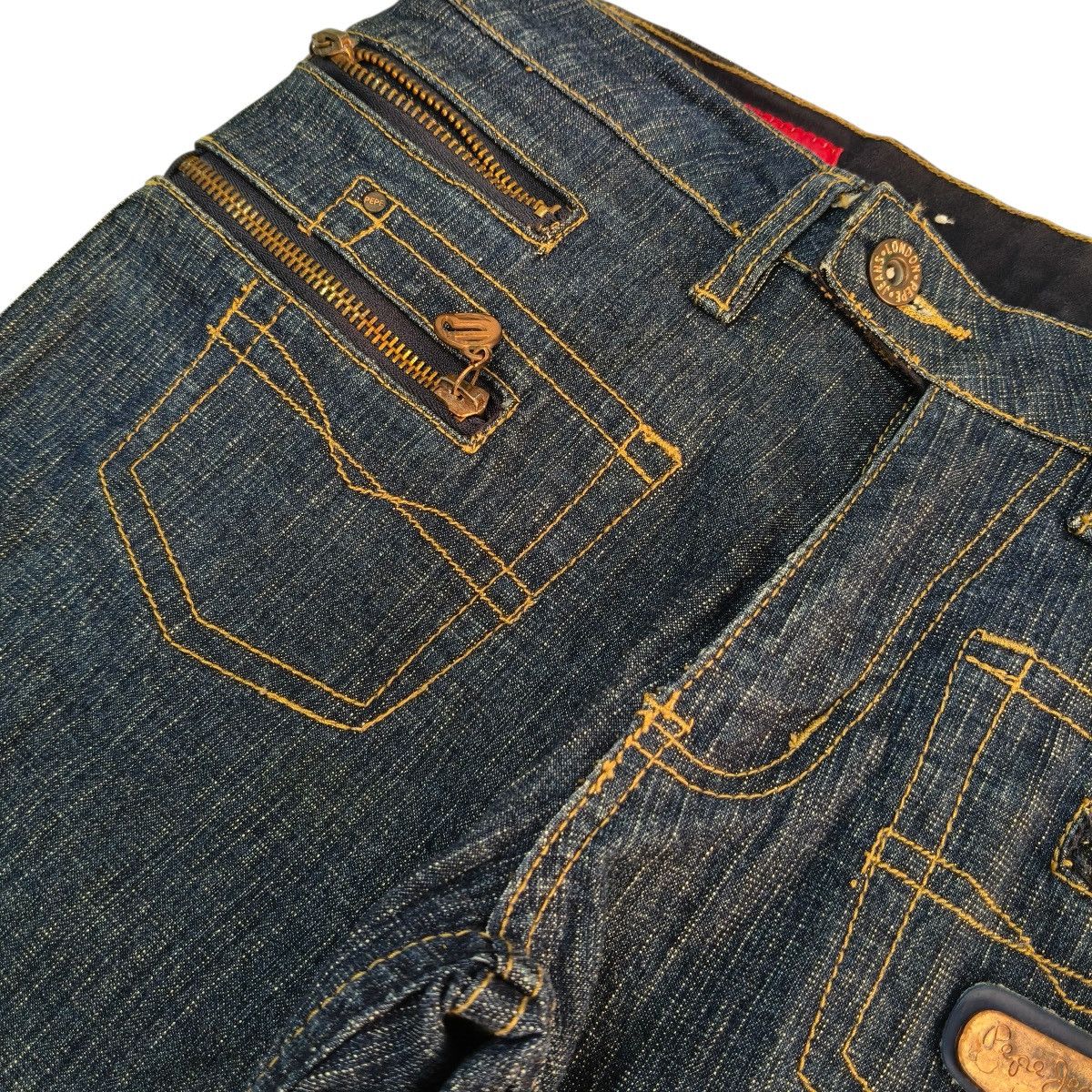 Pepe Jeans Vintage Y2K Pepe Jeans Dark Wash Zipper Pocket Denim Size US 30 / EU 46 - 25 Thumbnail