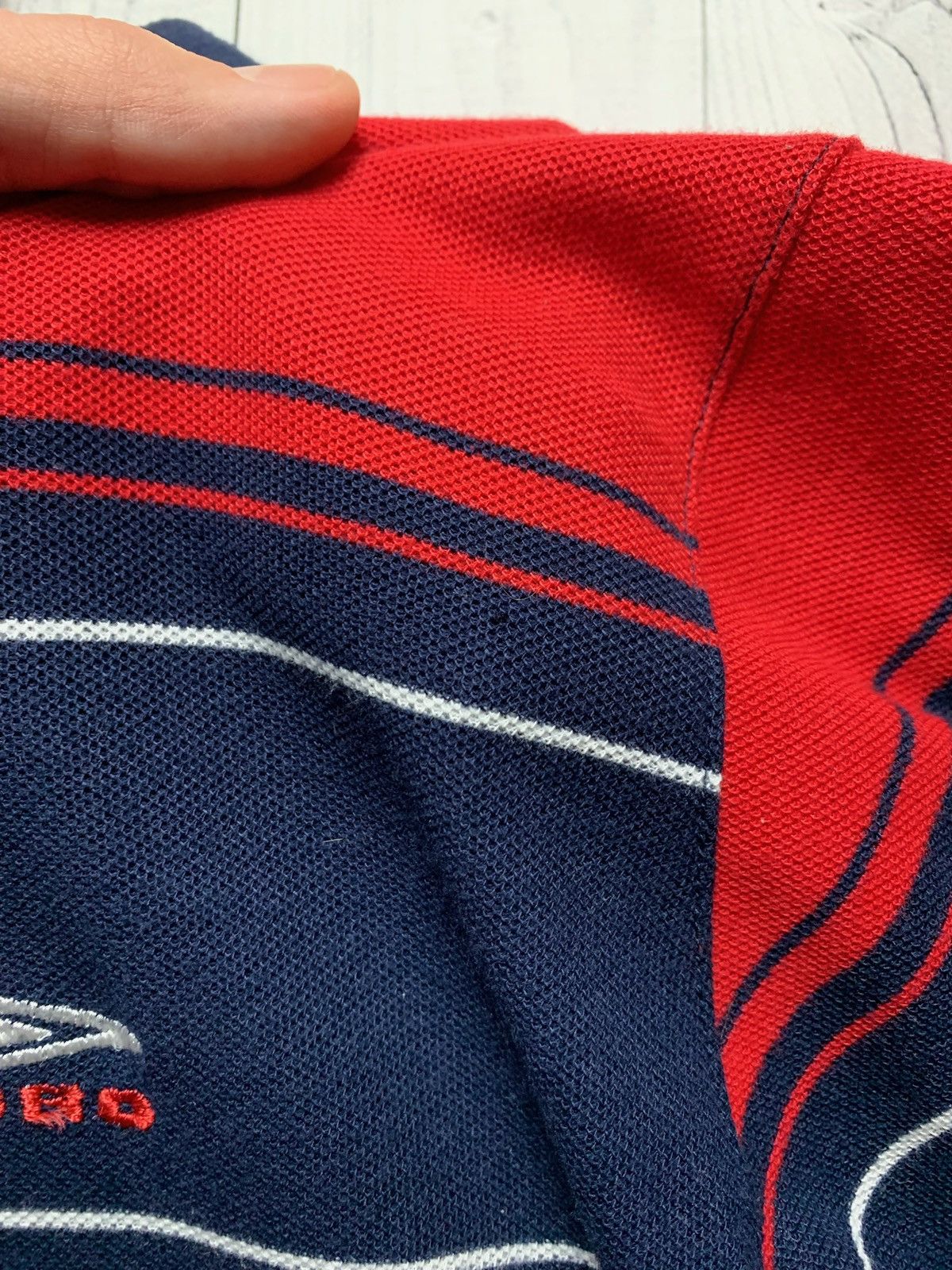 Umbro × Vintage Vintage Umbro striped polo rare size L Pro Training Size US L / EU 52-54 / 3 - 5 Thumbnail