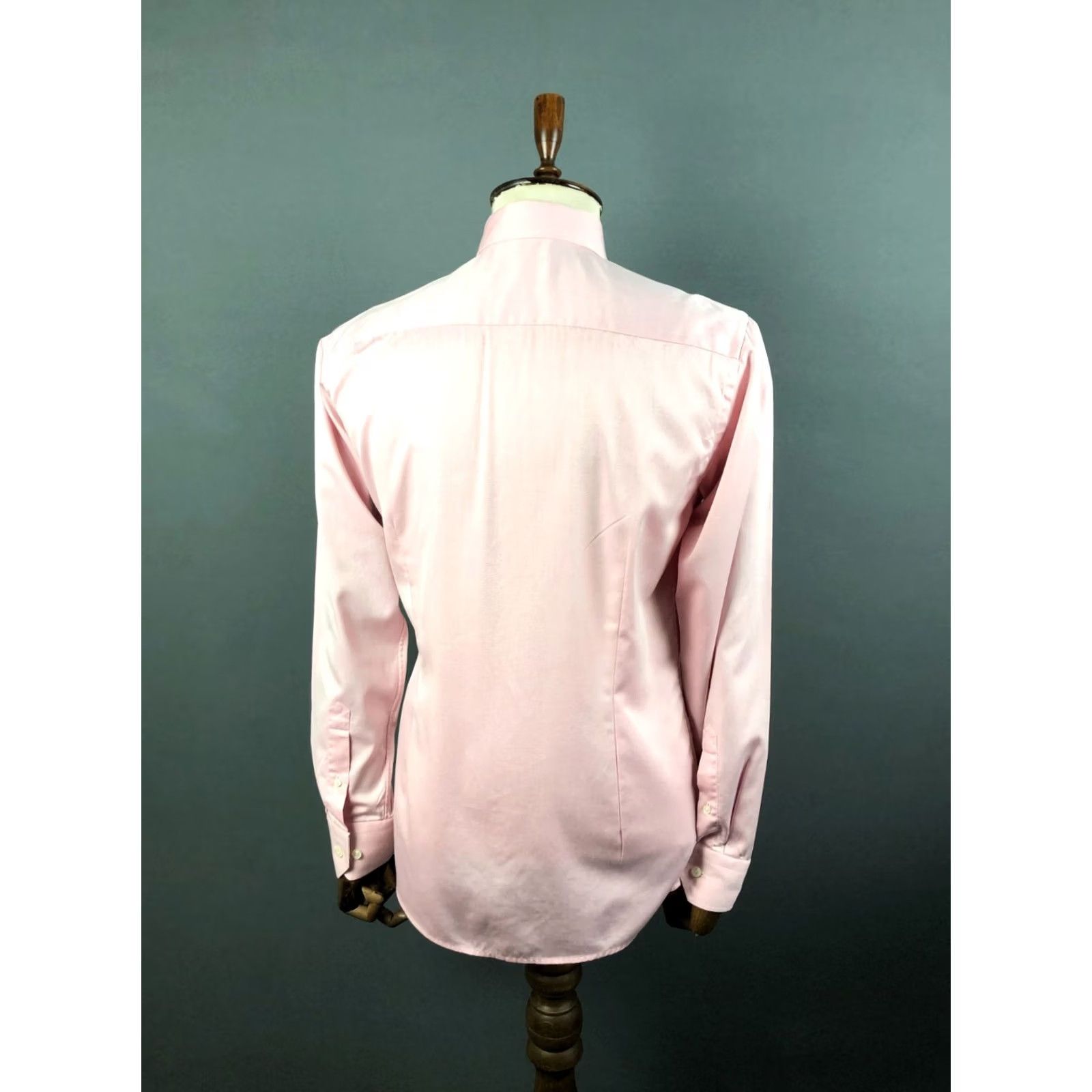 Eton ETON Men's Shirt 39 Pink Cotton Long Sleeve Button-Up Slim Fit Regular Size 39 Casual Collared Shirt Size US L / EU 52-54 / 3 - 3 Thumbnail