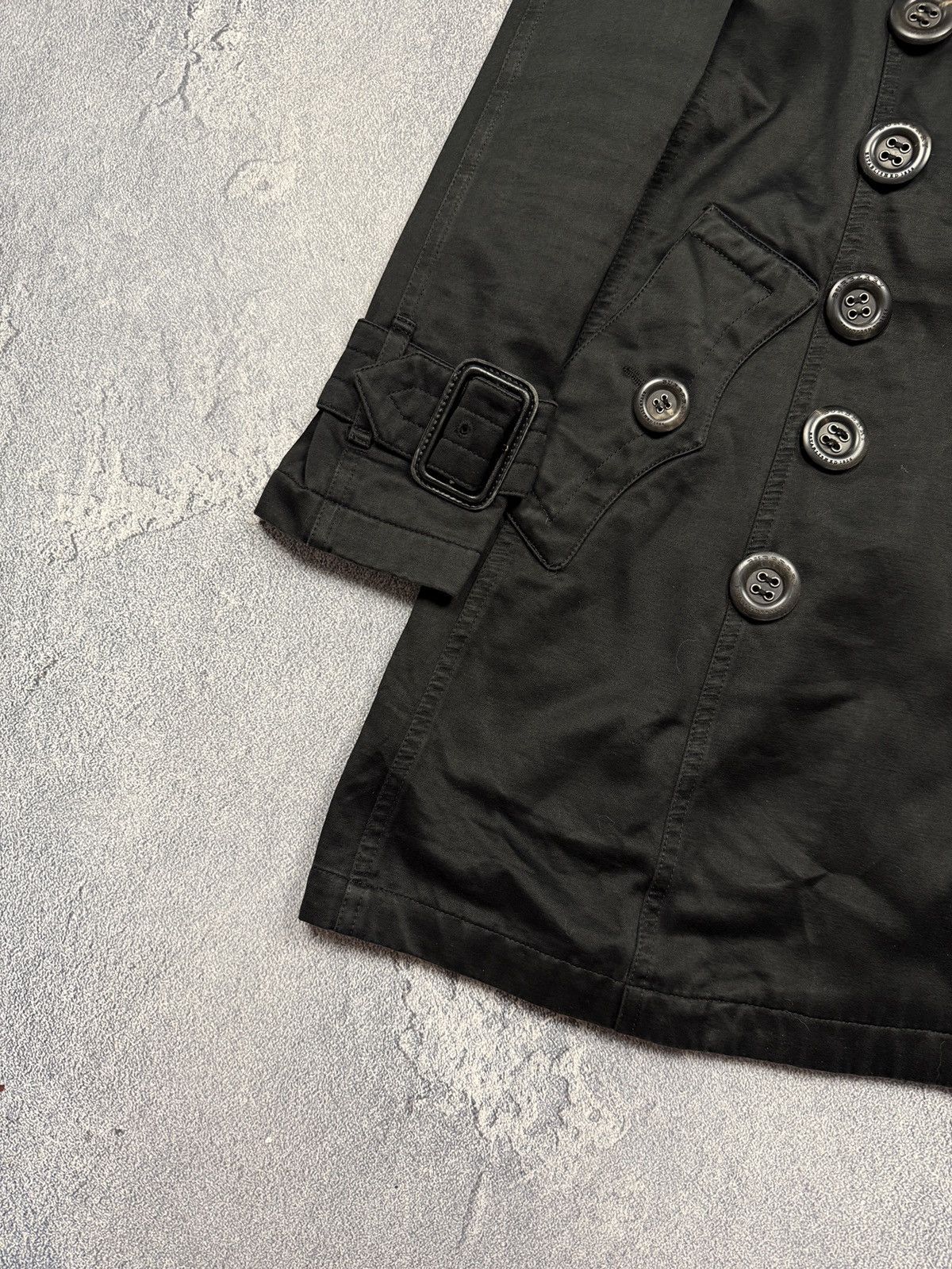 Burberry Rare Burberry Black Long Trench Coat Size XS / US 0-2 / IT 36-38 - 5 Thumbnail