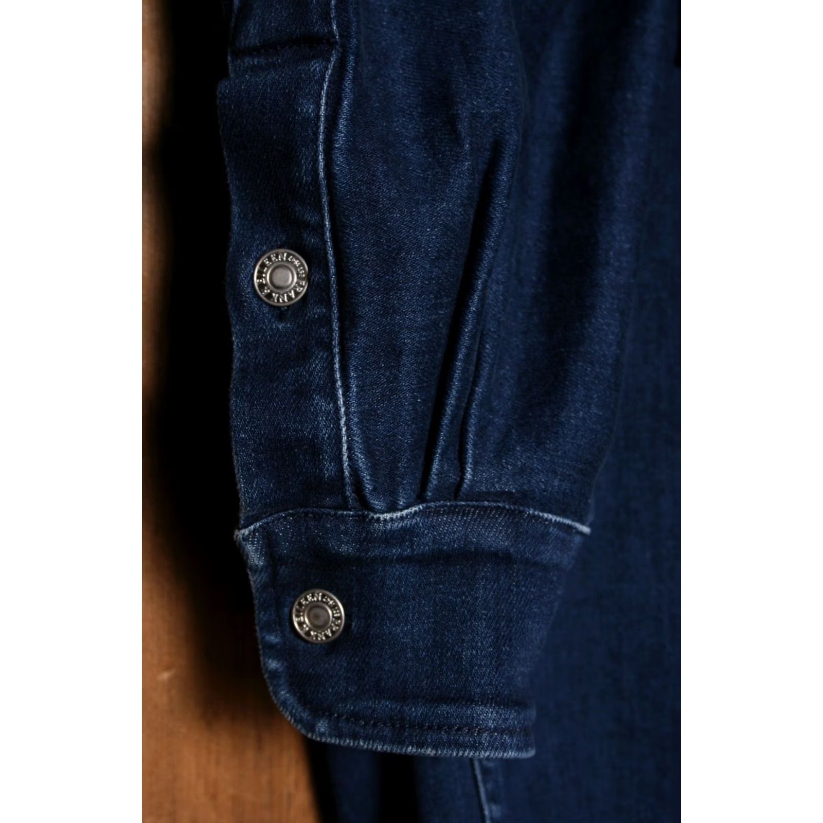 Frank & Eileen FRANK & EILEEN McLoghlins Stretch Denim Oversized Utility Shirt XS/S Blue Women Button-Up 3/4 Sleeve Size XS / US 0-2 / IT 36-38 - 4 Thumbnail