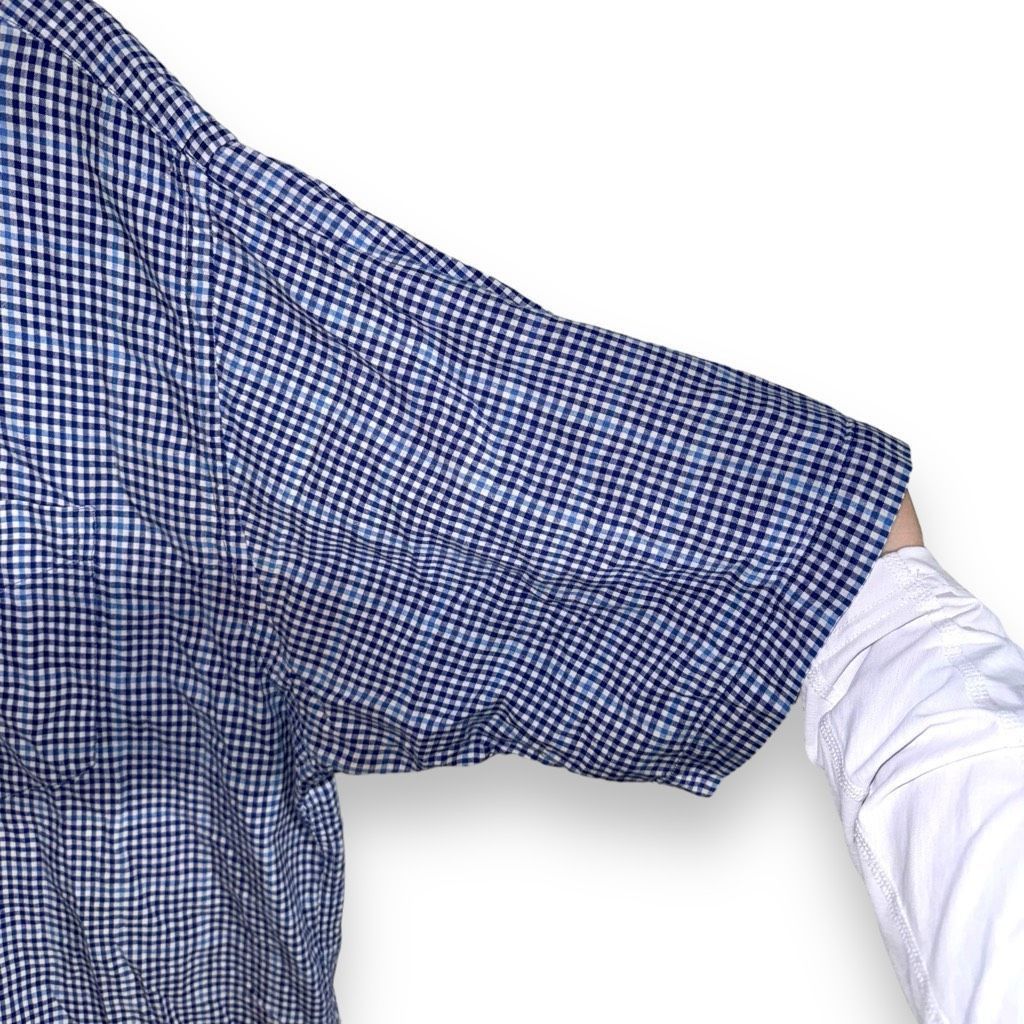 Polo Ralph Lauren Polo Ralph Lauren Blue Check Purcell Polo Size XL Size US XL / EU 56 / 4 - 6 Thumbnail