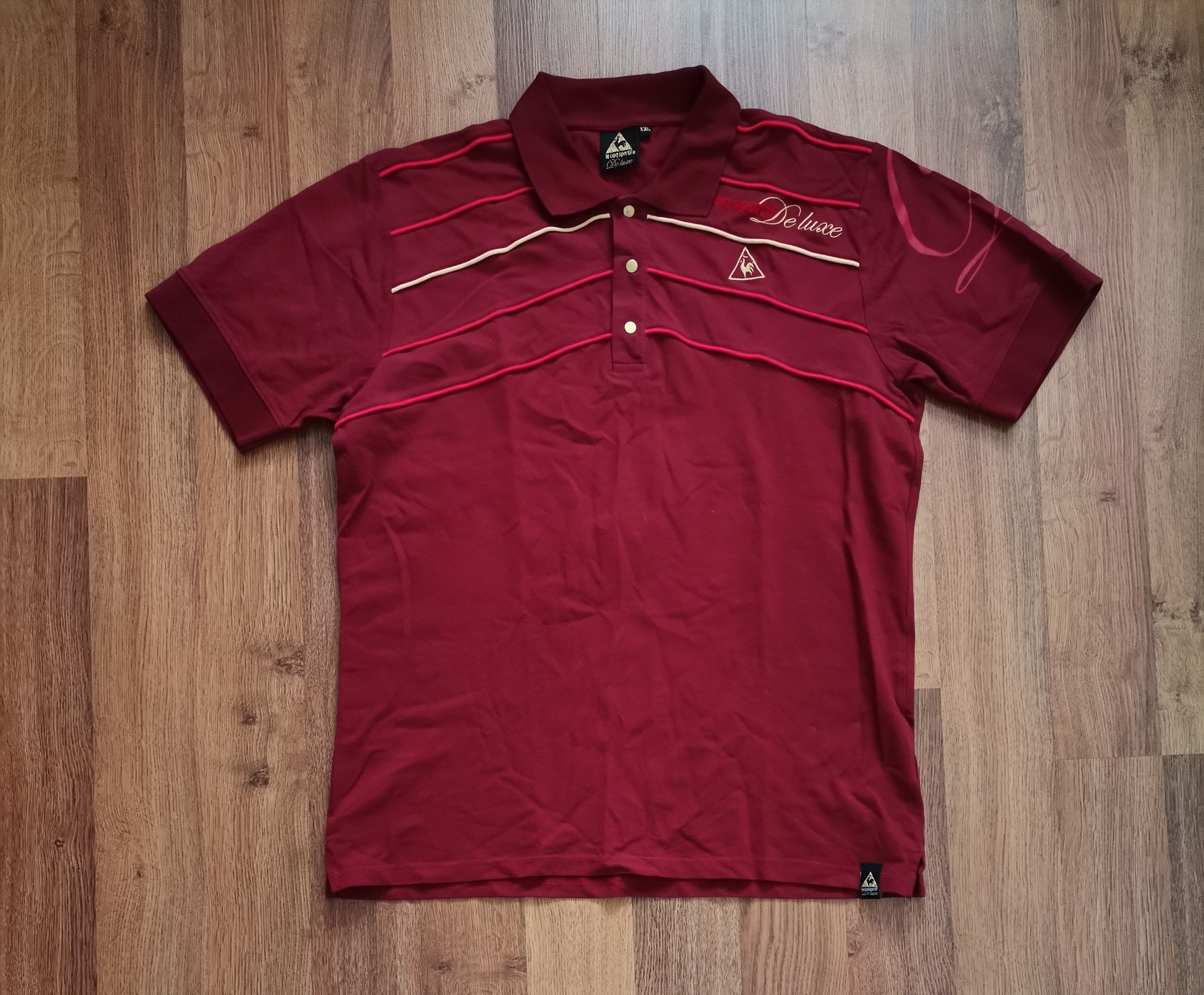 Le Coq Sportif Le Coq Sportif Deluxe Polo Size US XXL / EU 58 / 5 - 1 Thumbnail