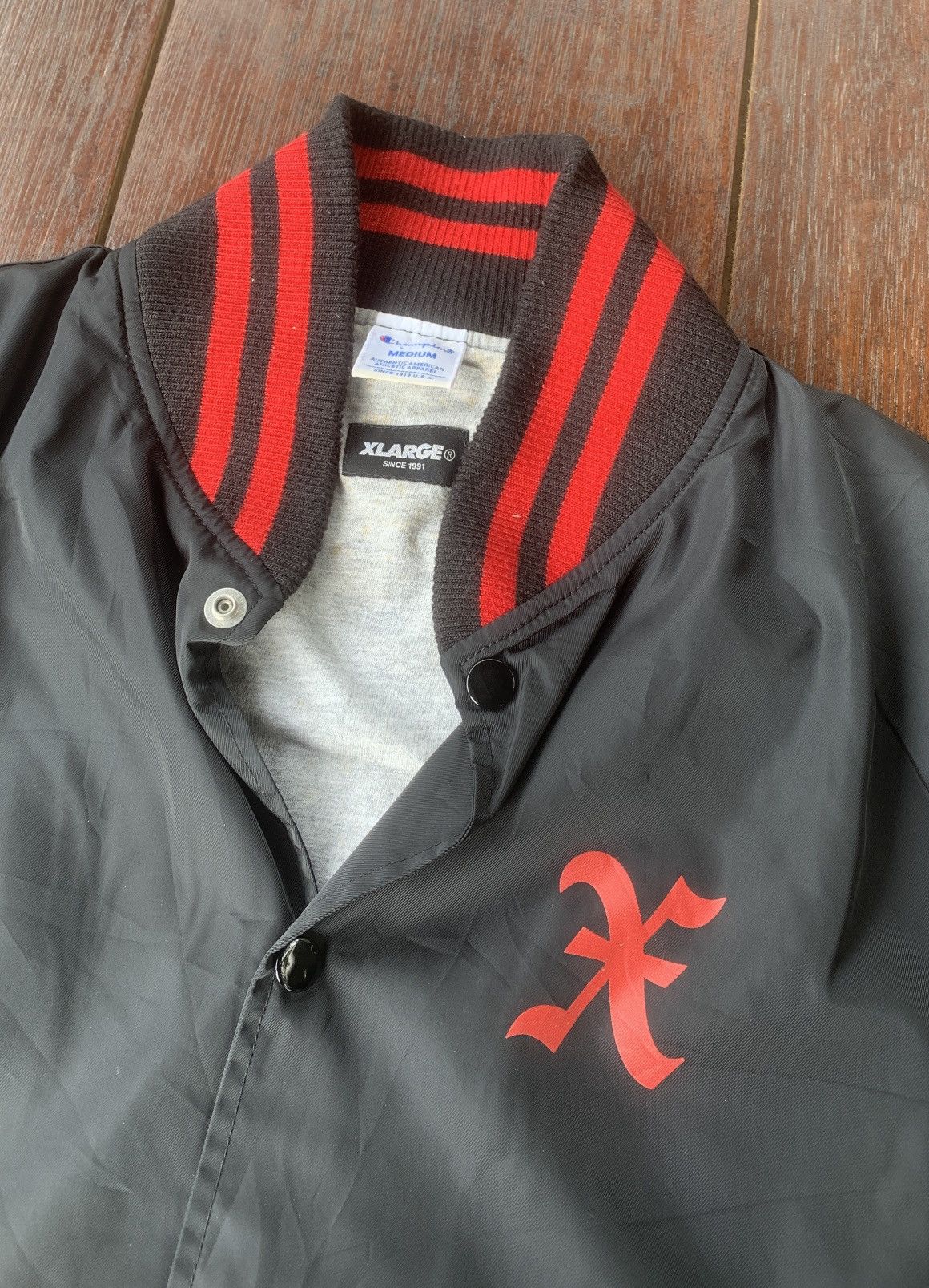 Champion × Xlarge X Large x Champion XLarge crew varsity jacket Size US M / EU 48-50 / 2 - 4 Thumbnail