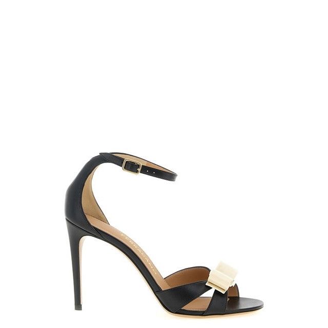 FERRAGAMO Roxy Black 90mm Sandals New & Authentic (Women's s