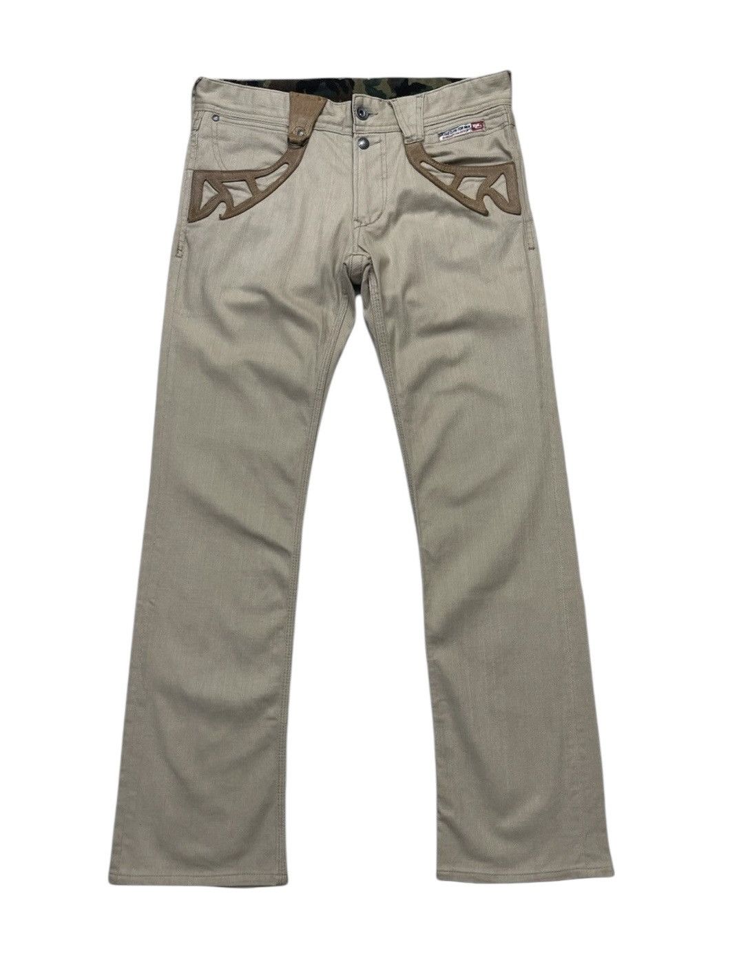 Nicole Club Nicole Cotton Flare Pants Size US 32 / EU 48 - 1 Thumbnail
