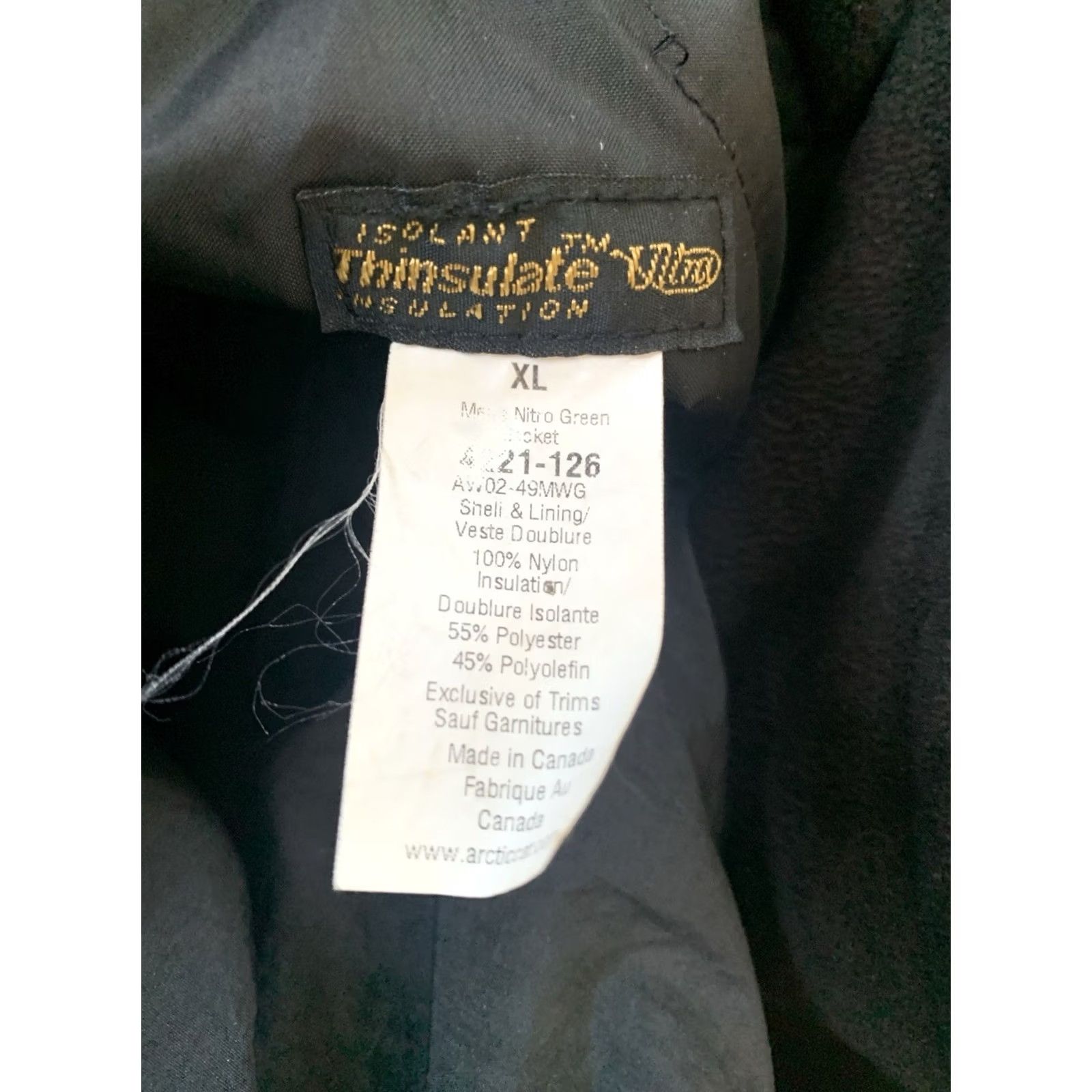 Vintage VINTAGE Arctic Cat Jacket Mens XL Green & Black 2in1 Coat Nitro Thinsulate Snowmobile Hoodie? Size US XL / EU 56 / 4 - 5 Thumbnail