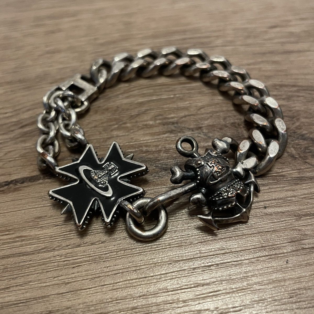 Vivienne Westwood Vivienne Westwood Heavy Metal Anchor Orb Bracelet Size ONE SIZE - 7 Thumbnail