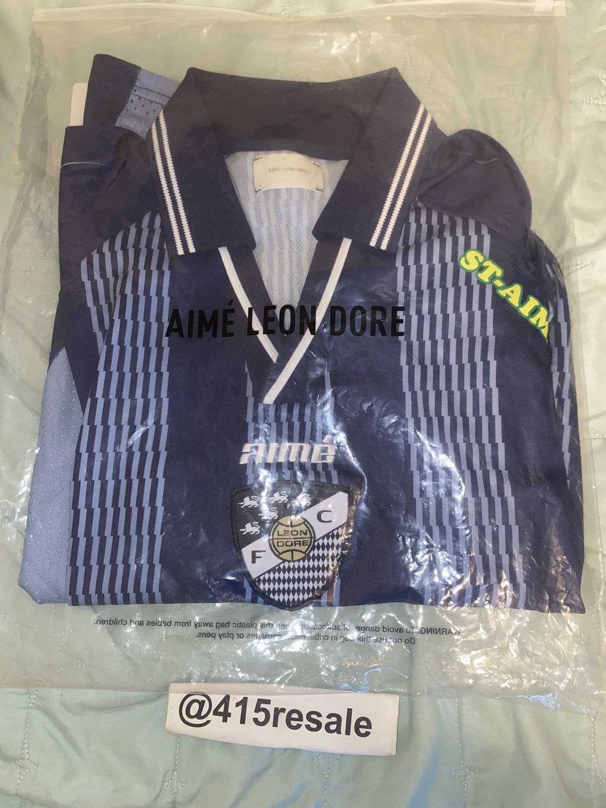 Aime Leon Dore Aime Leon Dore Team Leon Soccer Jersey Size US L / EU 52-54 / 3 - 8 Thumbnail