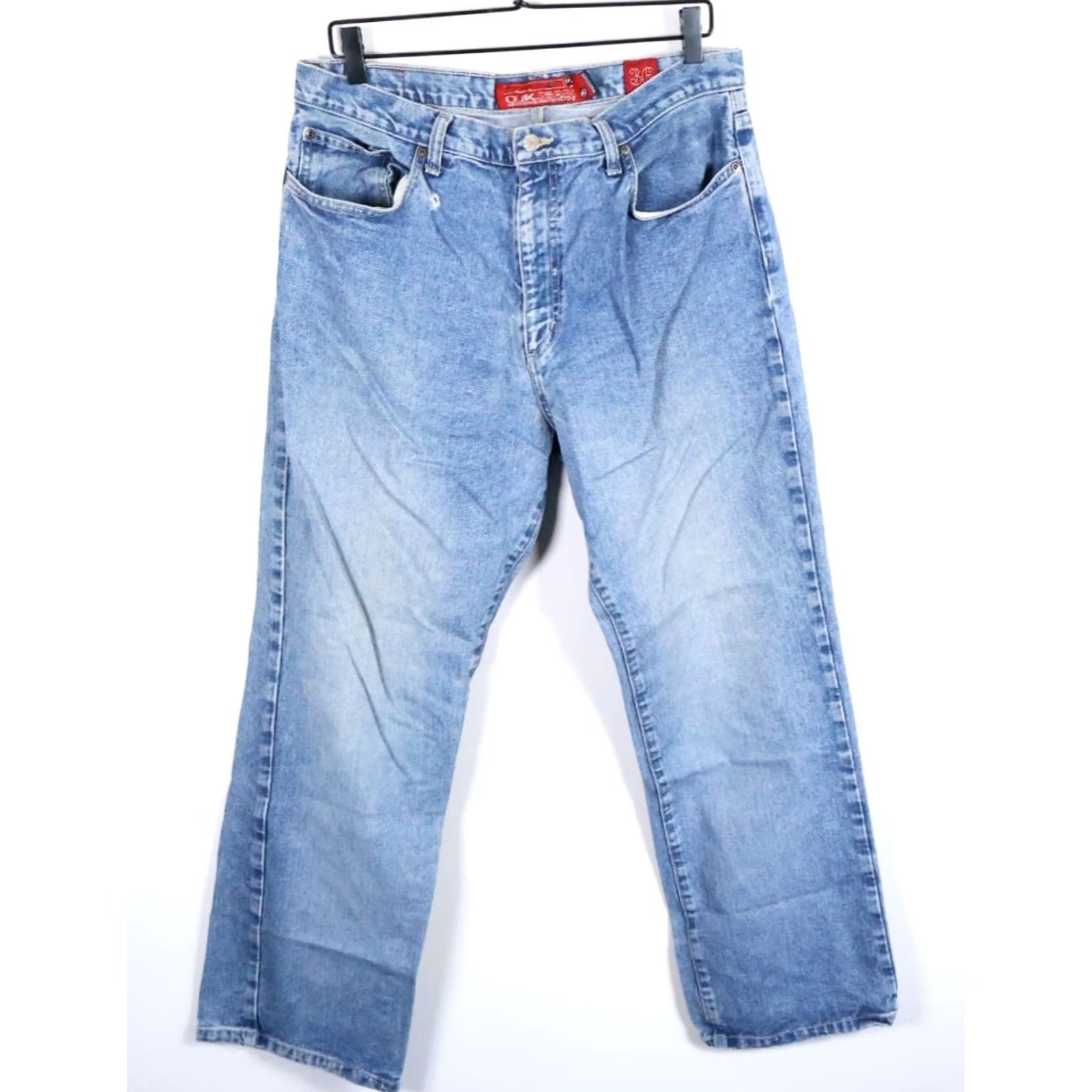 Quiksilver Quiksilver Baggy Fit Jeans Mens 34 Blue Denim Vintage 90s Y2K Style Loose Skater Size US 35 - 2 Thumbnail