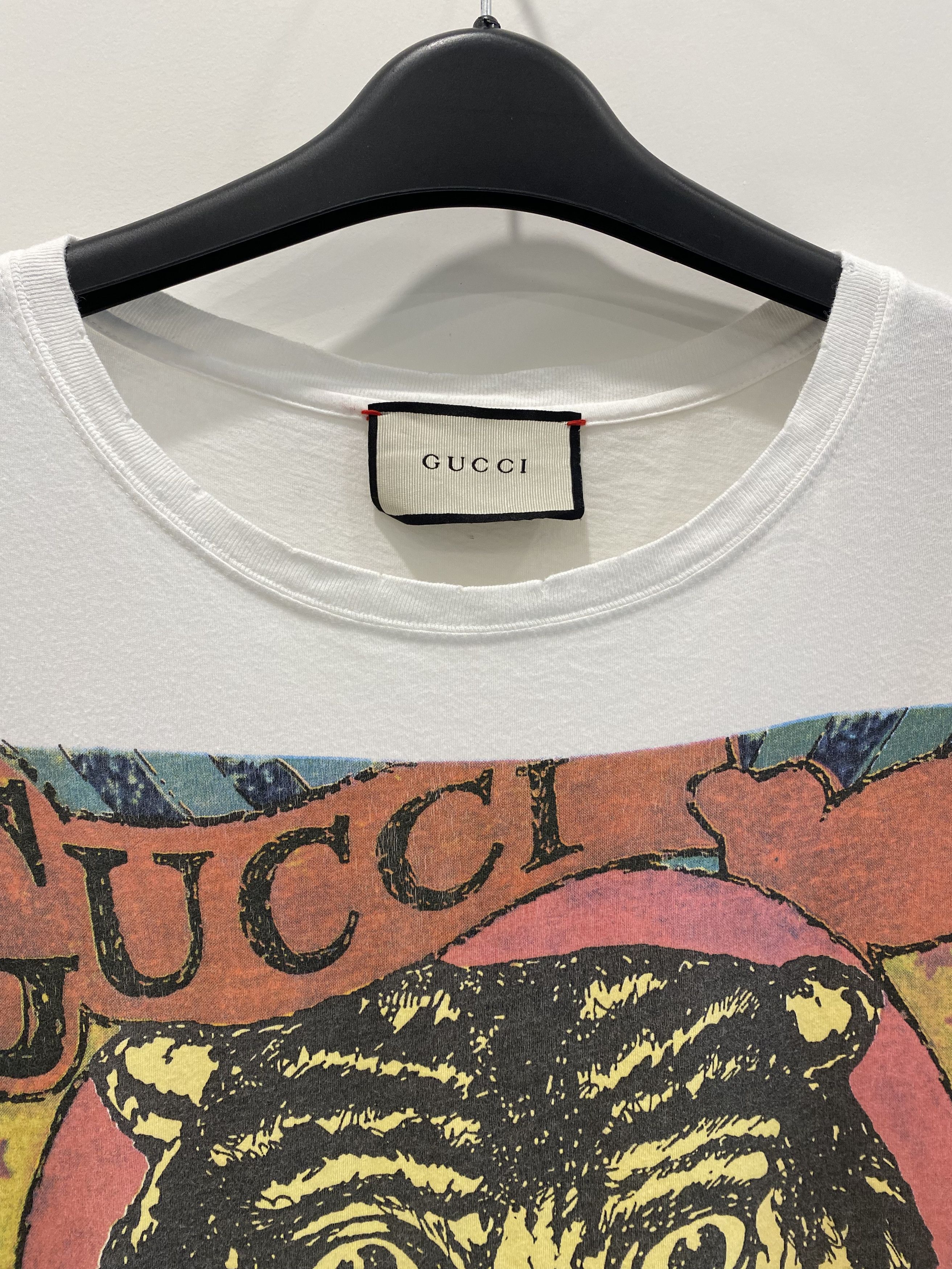 Gucci Gucci Tiger Print T Shirt S Oversized Size US S / EU 44-46 / 1 - 4 Thumbnail