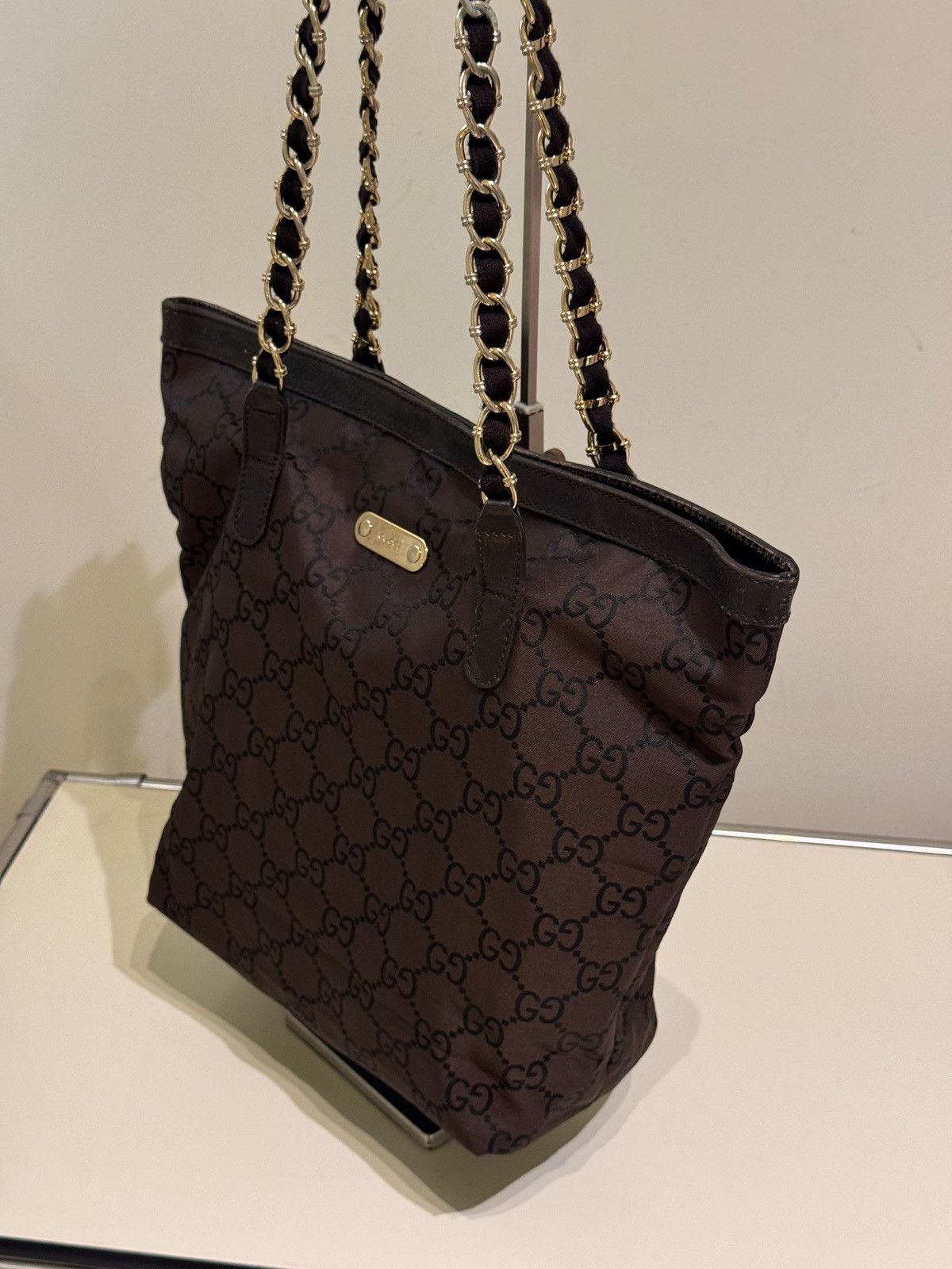 Gucci gucci brown chain bucket bag Size ONE SIZE - 8 Thumbnail
