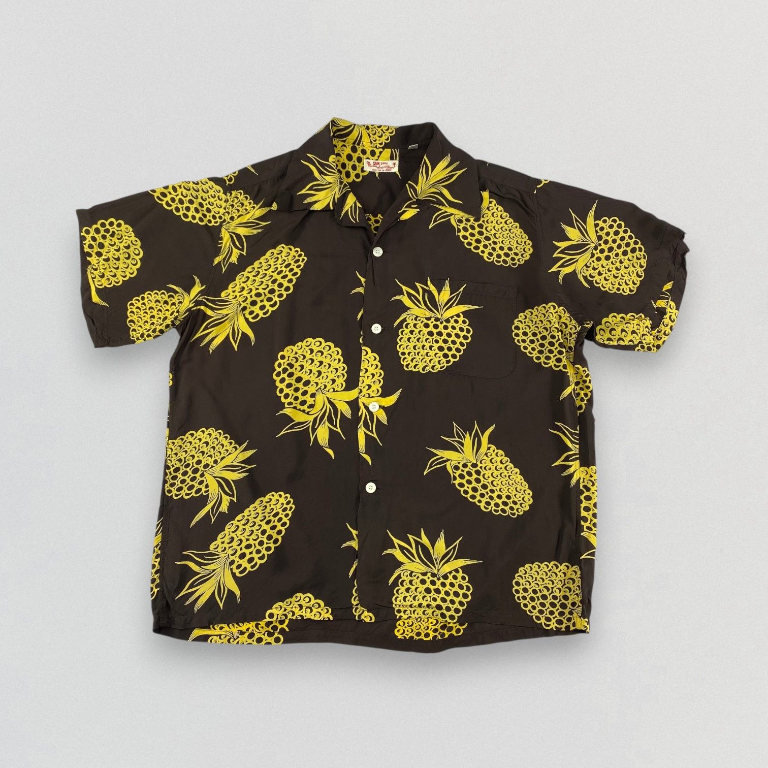 Sun Surf Sun Surf Pineapples Printed Aloha Hawaiian Shirt HW057 Size US L / EU 52-54 / 3 - 1 Thumbnail