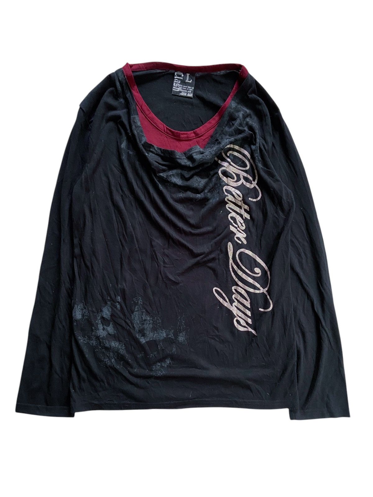 Japanese Brand B ONE SOUL DOUBLE LAYER POEM LONG SLEEVE Size US L / EU 52-54 / 3 - 1 Thumbnail