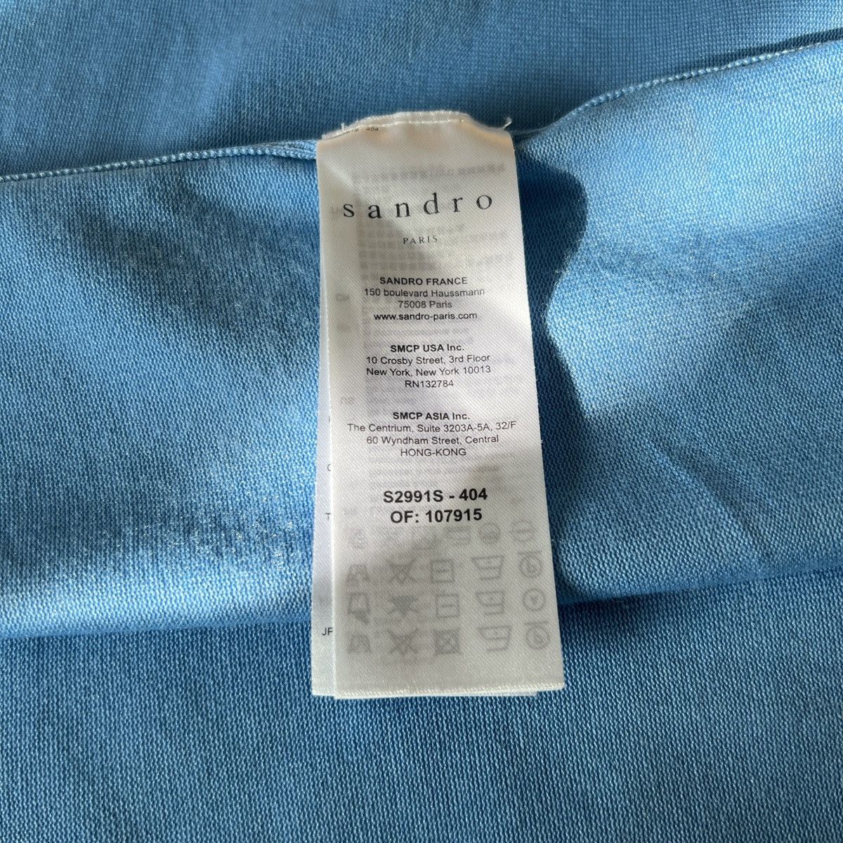 Sandro 🔥🔥 Sandro Paris Blue Knitted Polo Shirt Size US M / EU 48-50 / 2 - 7 Thumbnail