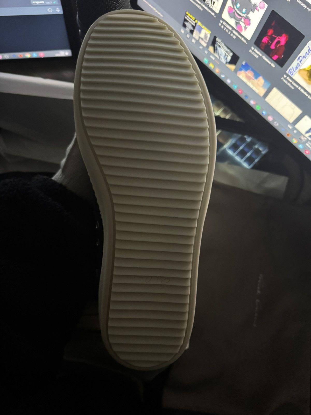 Rick Owens Rick Owens Ramones JUMBOLACE SNEAKERS RU02E1892 LWNW2 Size US 14 / EU 47 - 8 Thumbnail
