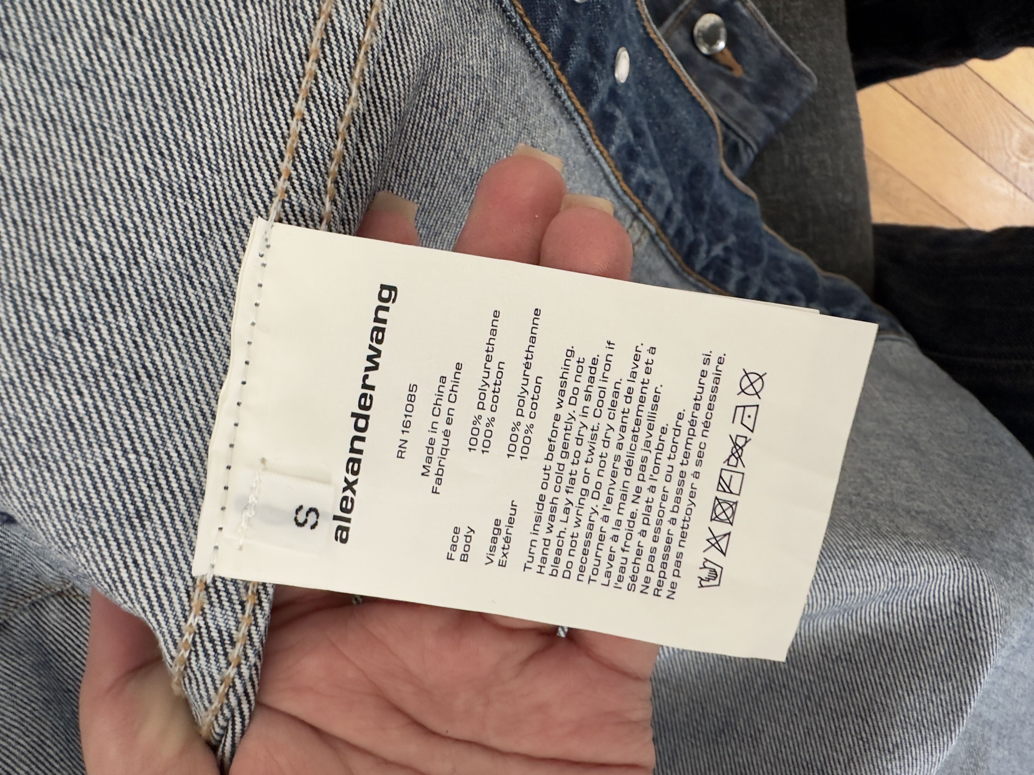 Alexander Wang Alexander Wang Denim Trucker Coated Jacket Size S / US 4 / IT 40 - 7 Thumbnail