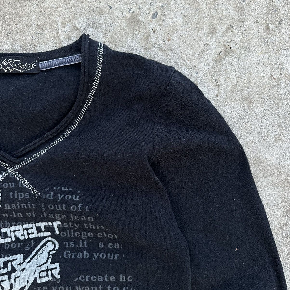 Japanese Brand × Vintage Vintage Japanese Style Long-sleeve T-shirts Grunge Y2K 00s Size M / US 6-8 / IT 42-44 - 7 Thumbnail