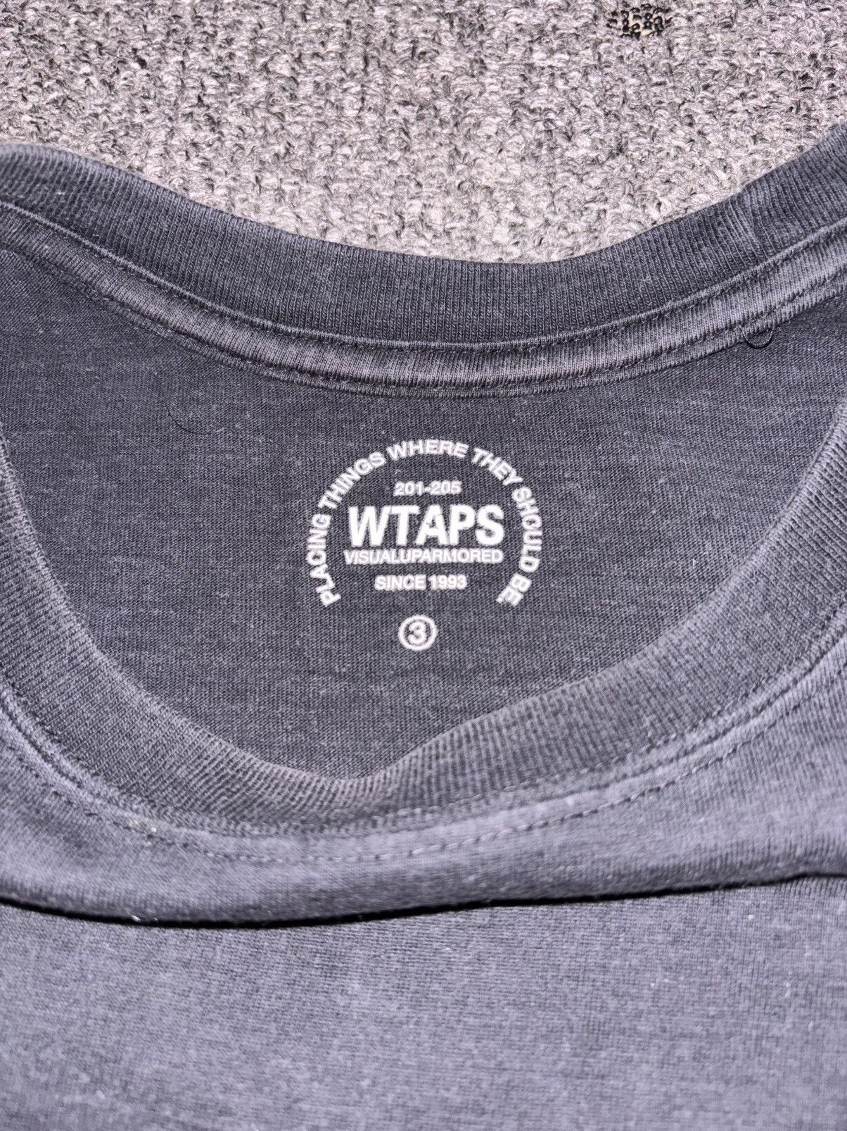 Wtaps WTAPS “LONG LIVE WTAPS” T-Shirt – Black Size US L / EU 52-54 / 3 - 6 Thumbnail
