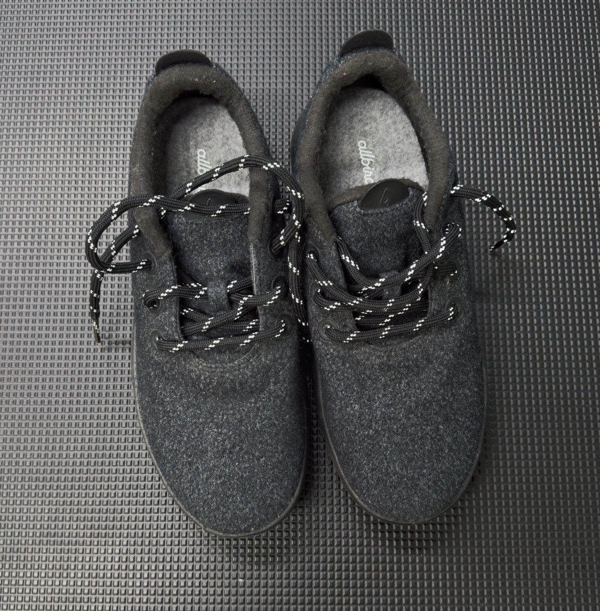 Allbirds Mens Allbirds Wool Runner Mizzle Natural Black, US M8 Size US 8 / EU 41 - 1 Thumbnail