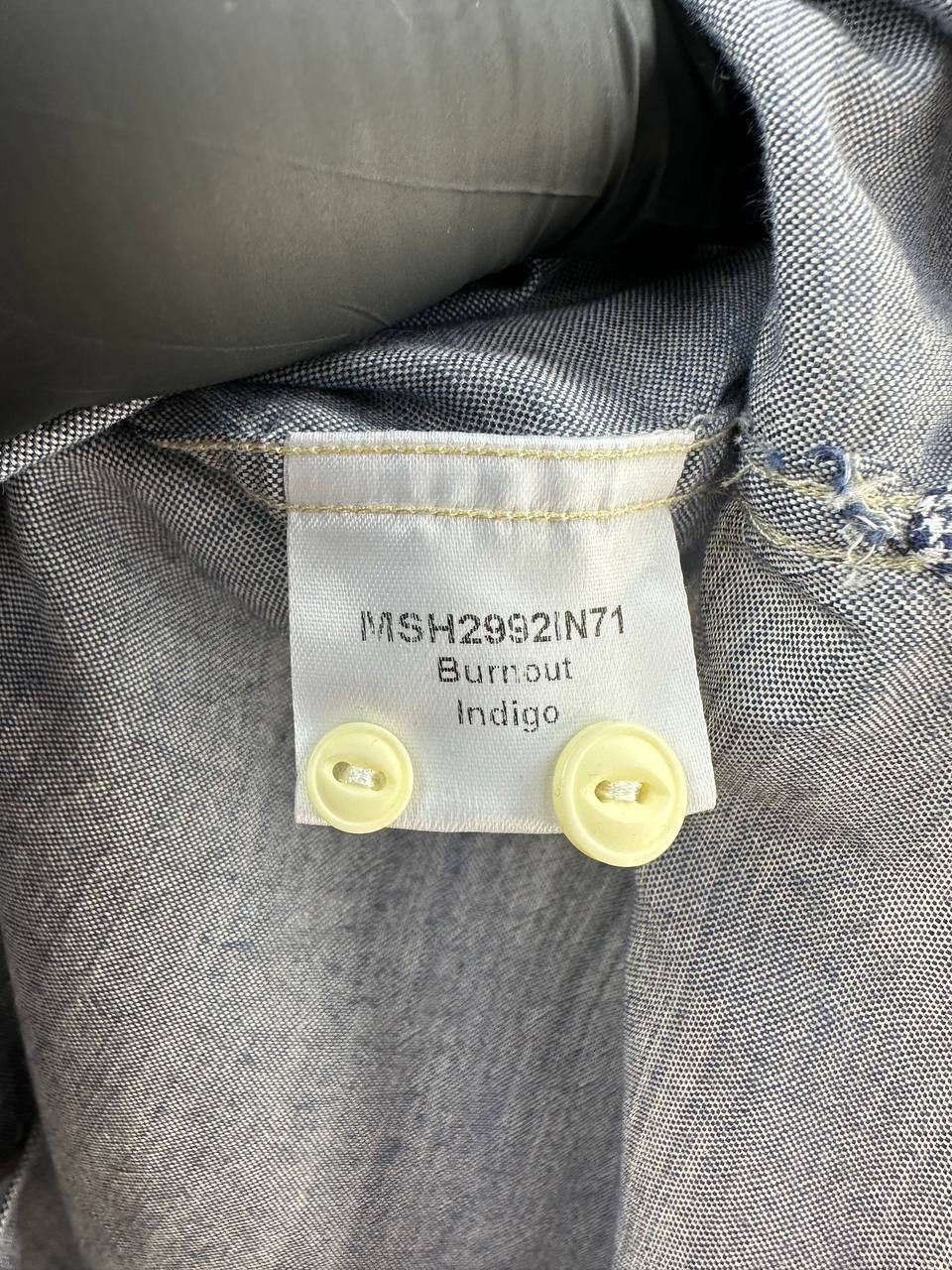 Barbour Barbour International Burnout Indigo Button Up Shirt Cord Size US L / EU 52-54 / 3 - 12 Thumbnail
