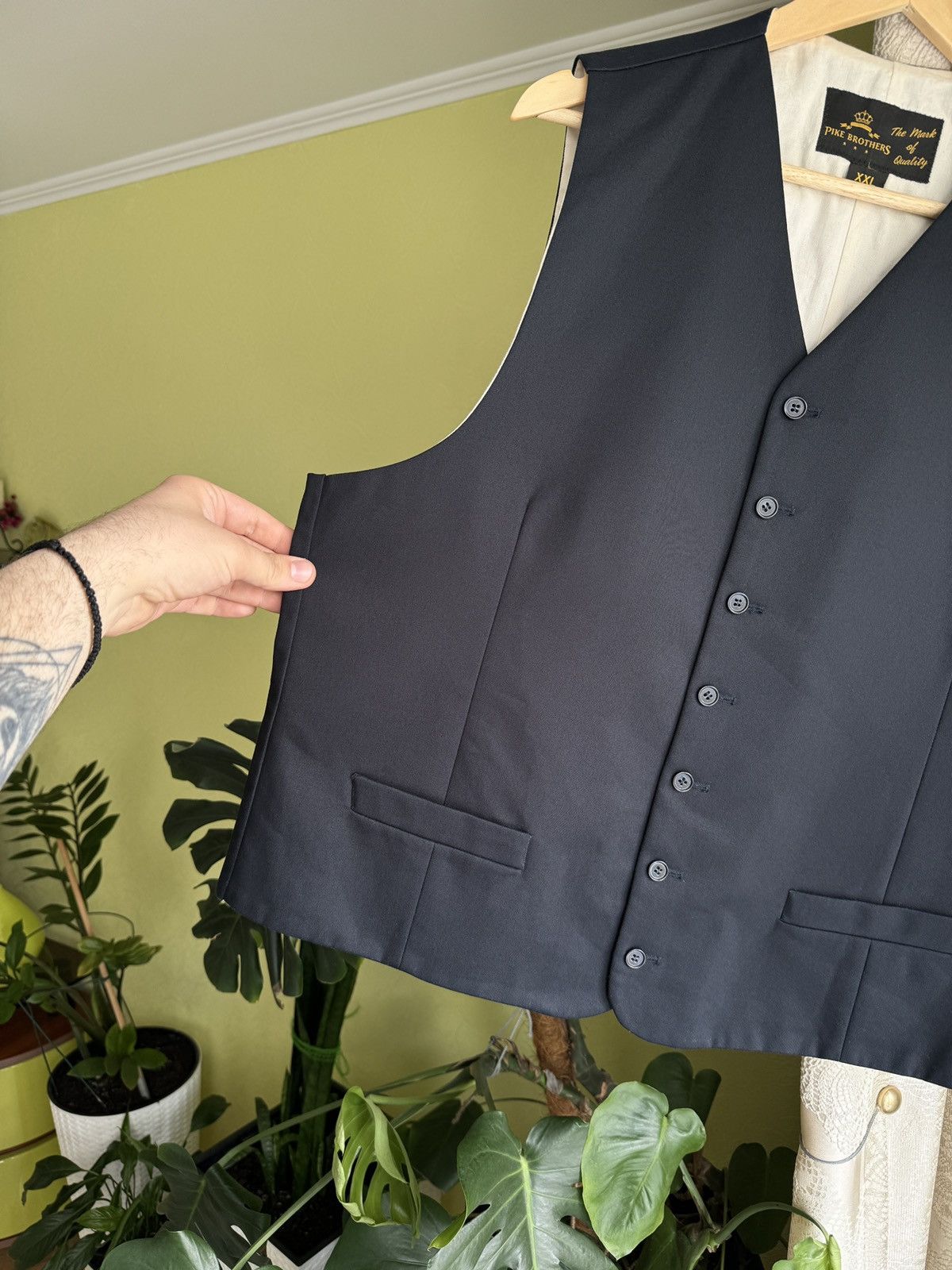 Pike Brothers Vintage Pike Brothers Canvas Work Vest Button Up Size US XXL / EU 58 / 5 - 3 Thumbnail