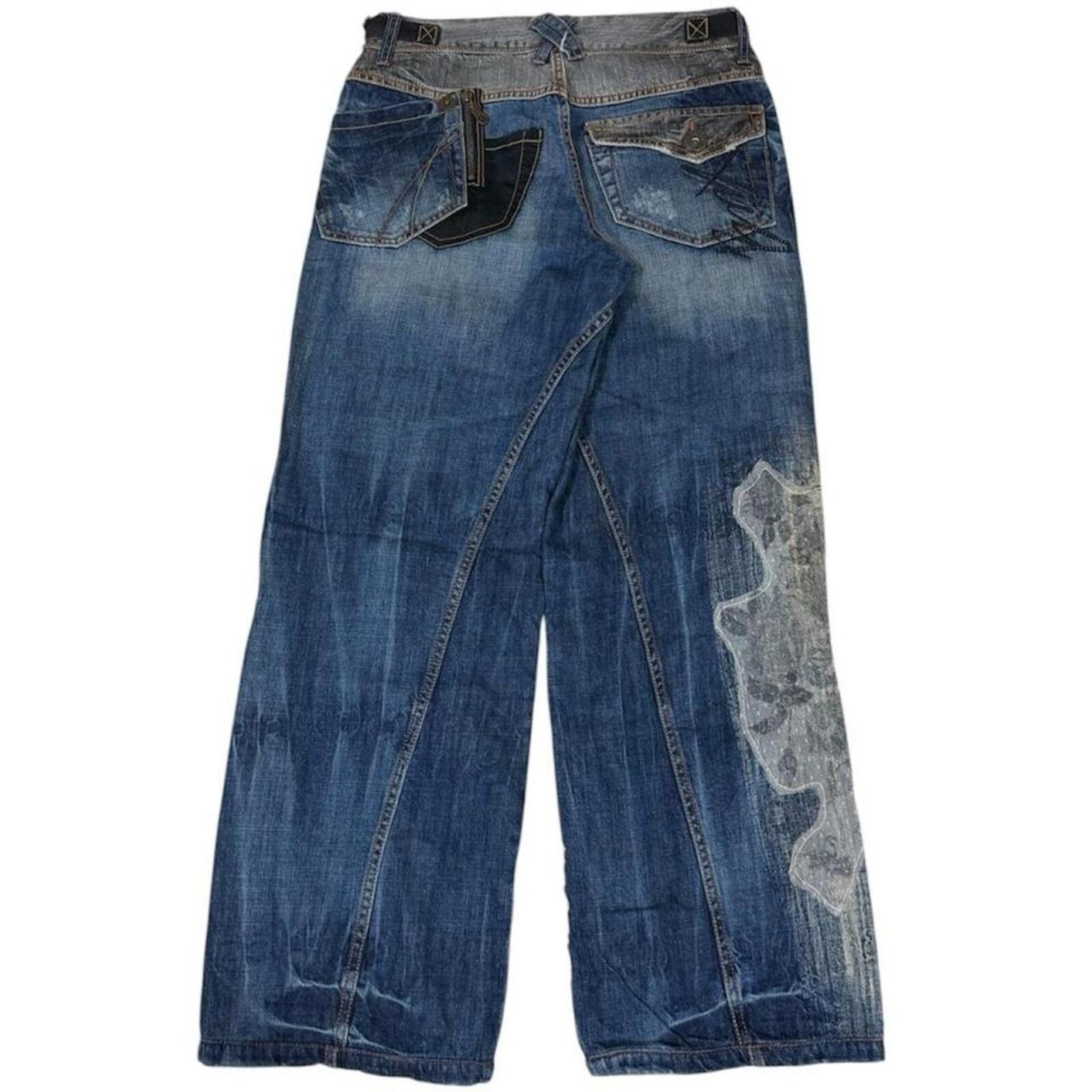 True Religion Y2K BNX Unique work baggy style denim jeans Size US 30 / EU 46 - 2 Thumbnail